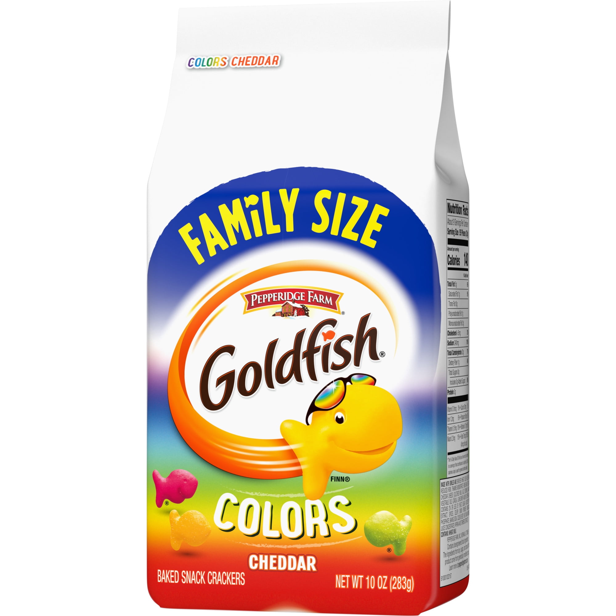 Goldfish Crackers 1 Pack Colors Family Size