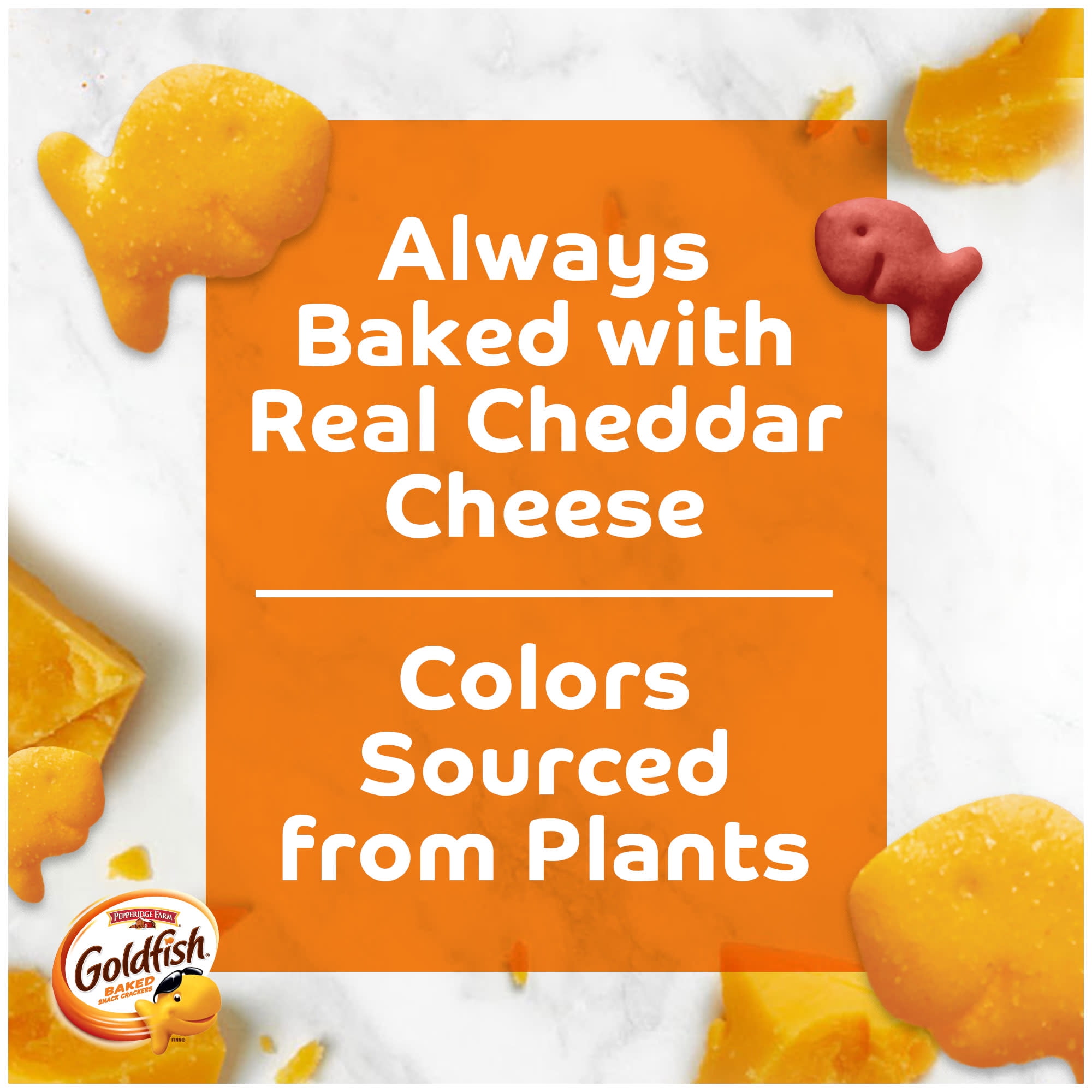 Goldfish Crackers 1 Pack Colors Family Size