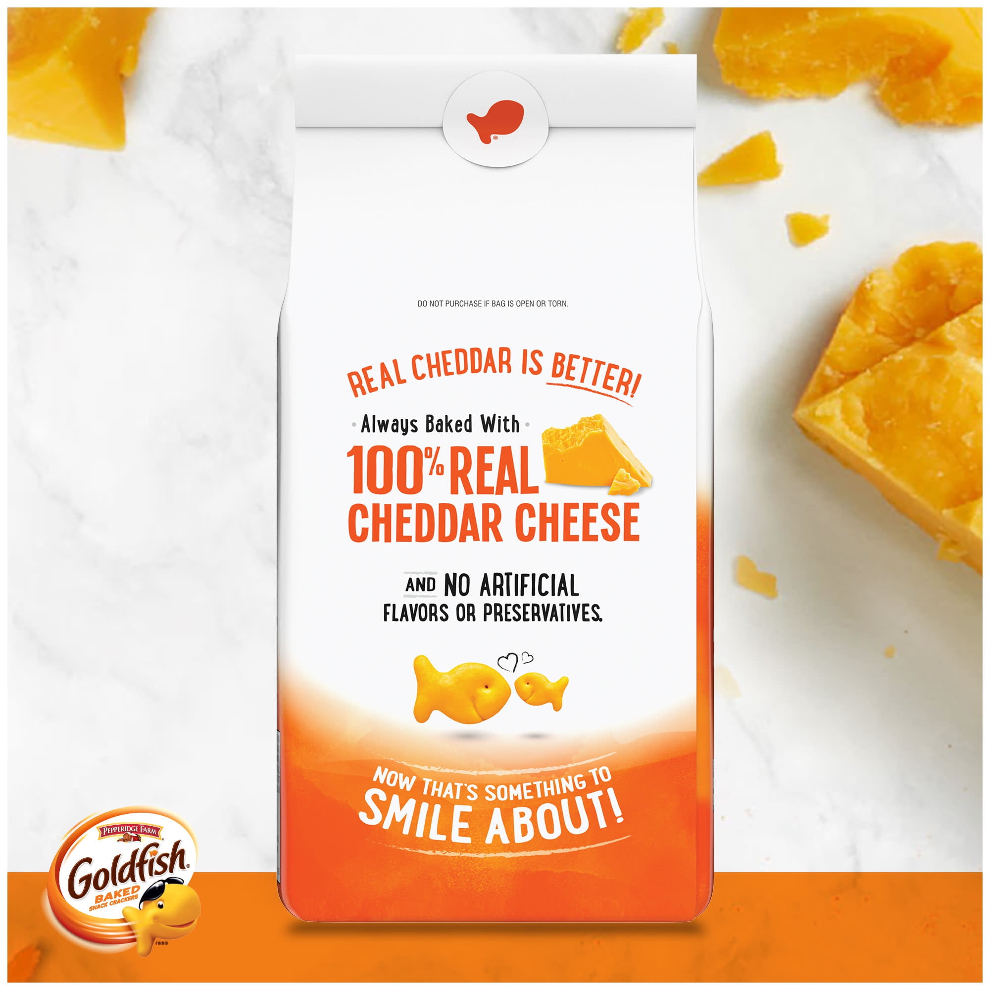 Goldfish Family Size Goldfish Cheddar Crackers 10 oz Bag