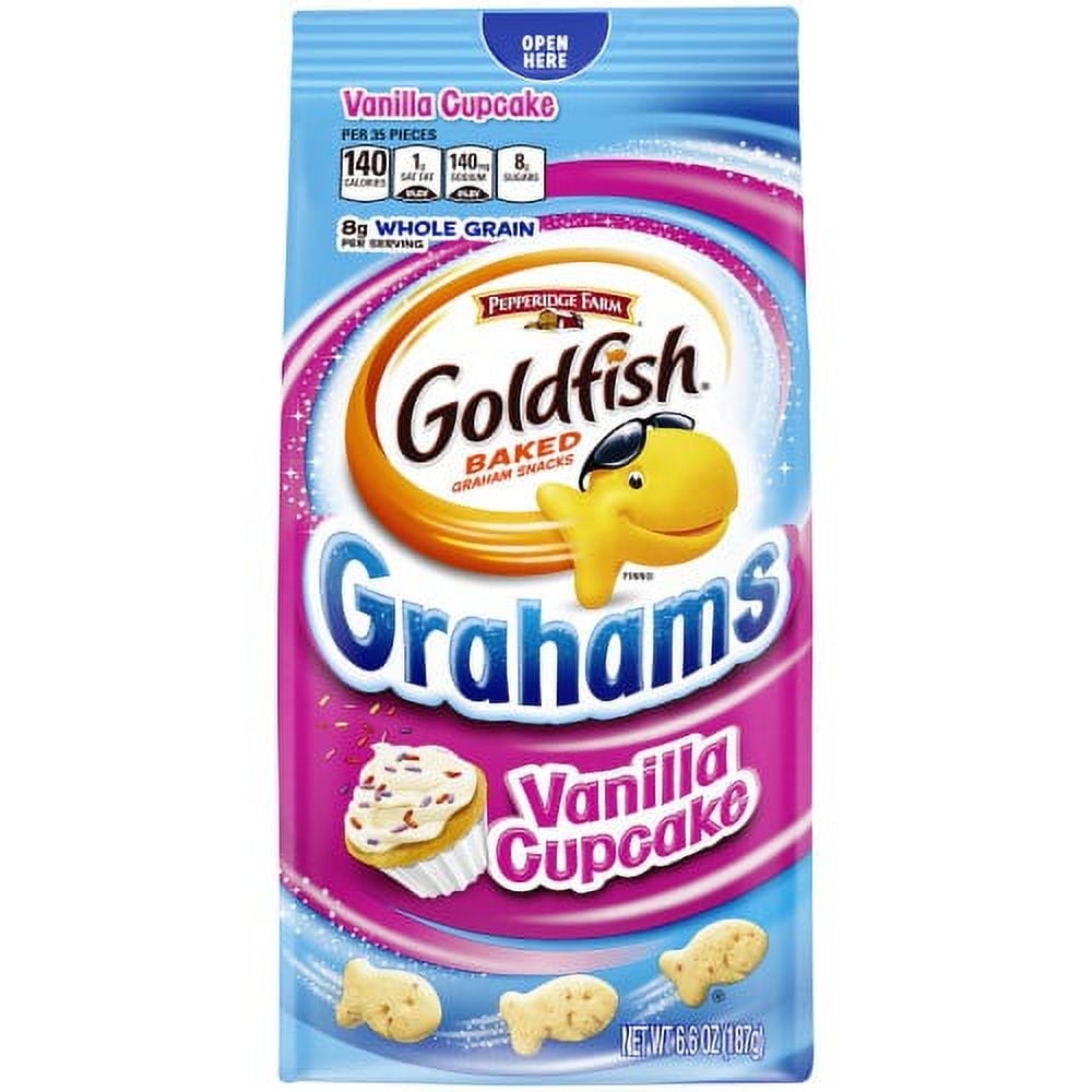 Goldfish Pepperidge Farm Goldfish Vanilla Cupcake Grahams Crackers