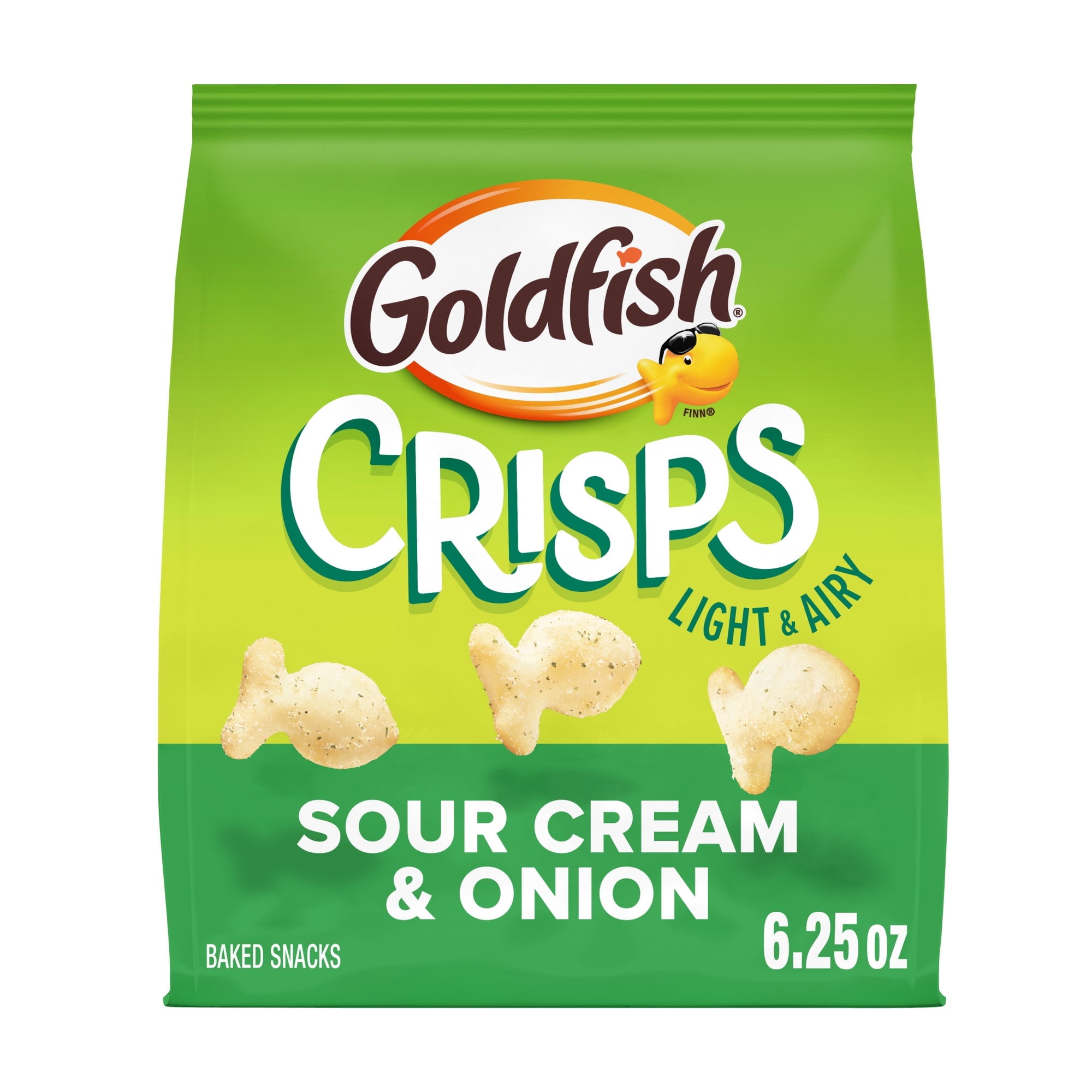 Goldfish Crisps Sour Cream and Onion Baked Chip Crackers 1PACK