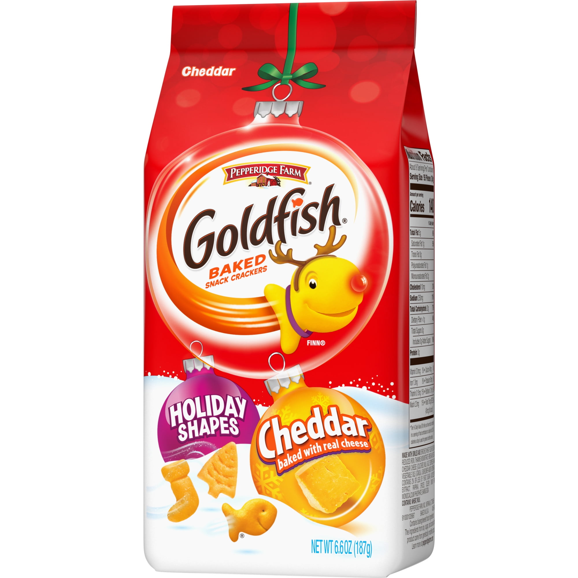 Goldfish Pepperidge Farm Goldfish Holiday Shapes Cheddar Crackers - 1 Pack