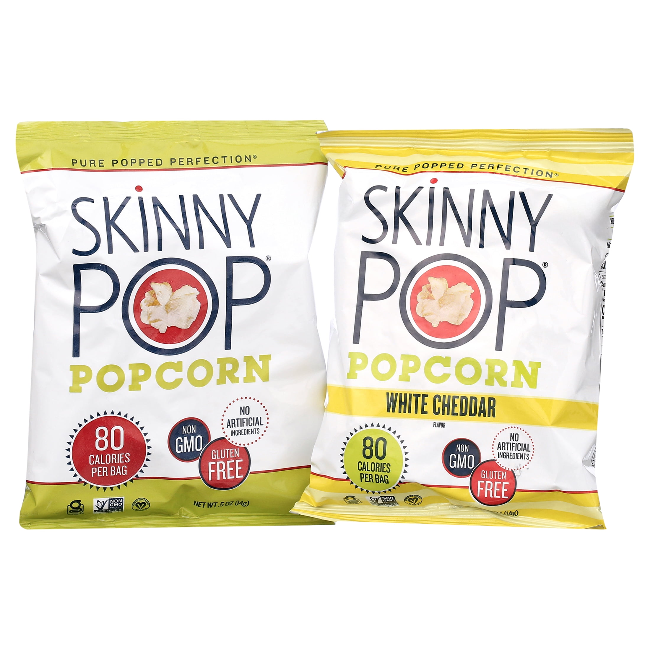 SkinnyPop Gluten Free Original White Cheddar Popcorn Variety Pack 20 Count