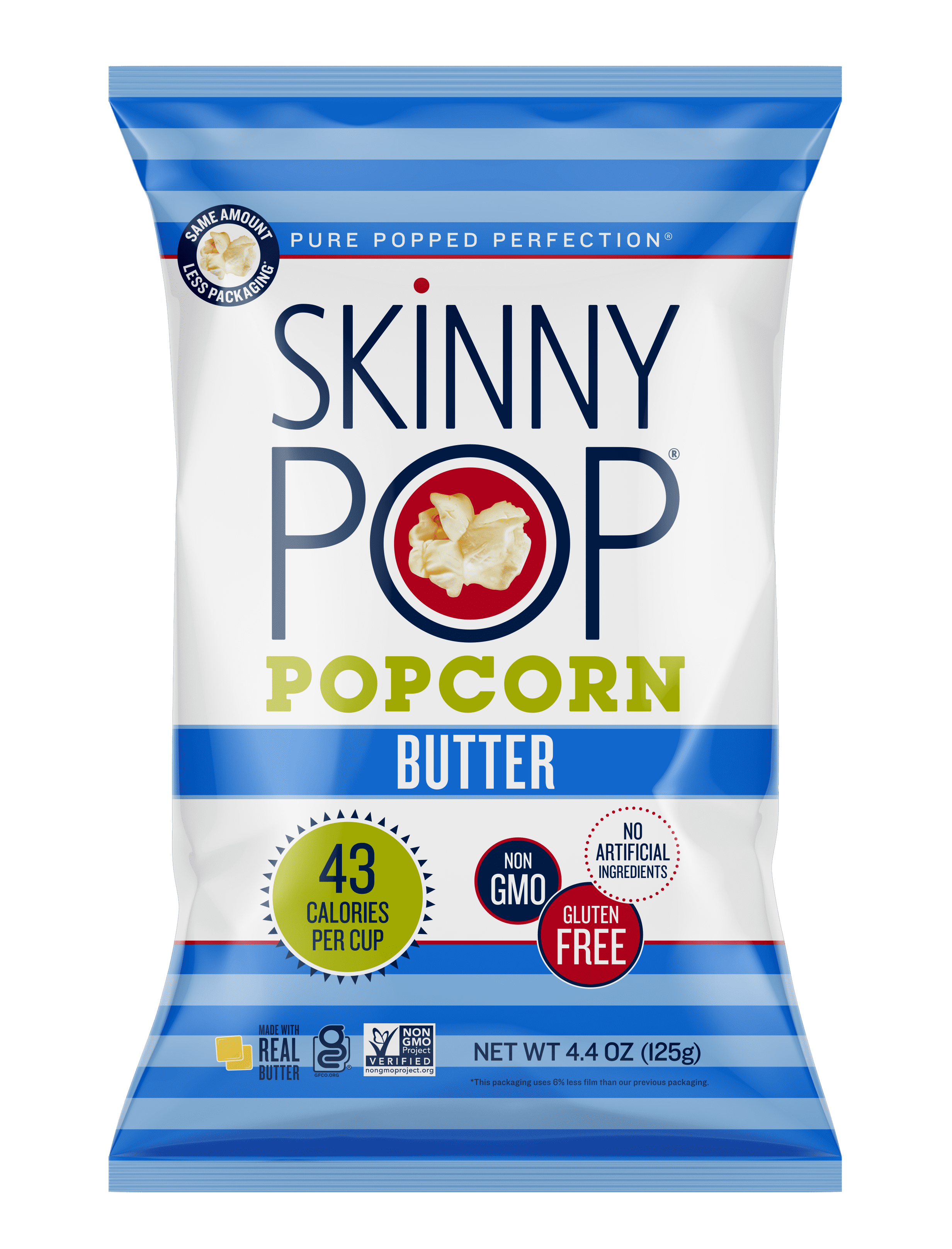 SkinnyPop Real Butter Popcorn 4.4oz