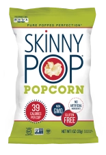 SkinnyPop Original Popcorn Gluten Free Non-GMO 1 Oz