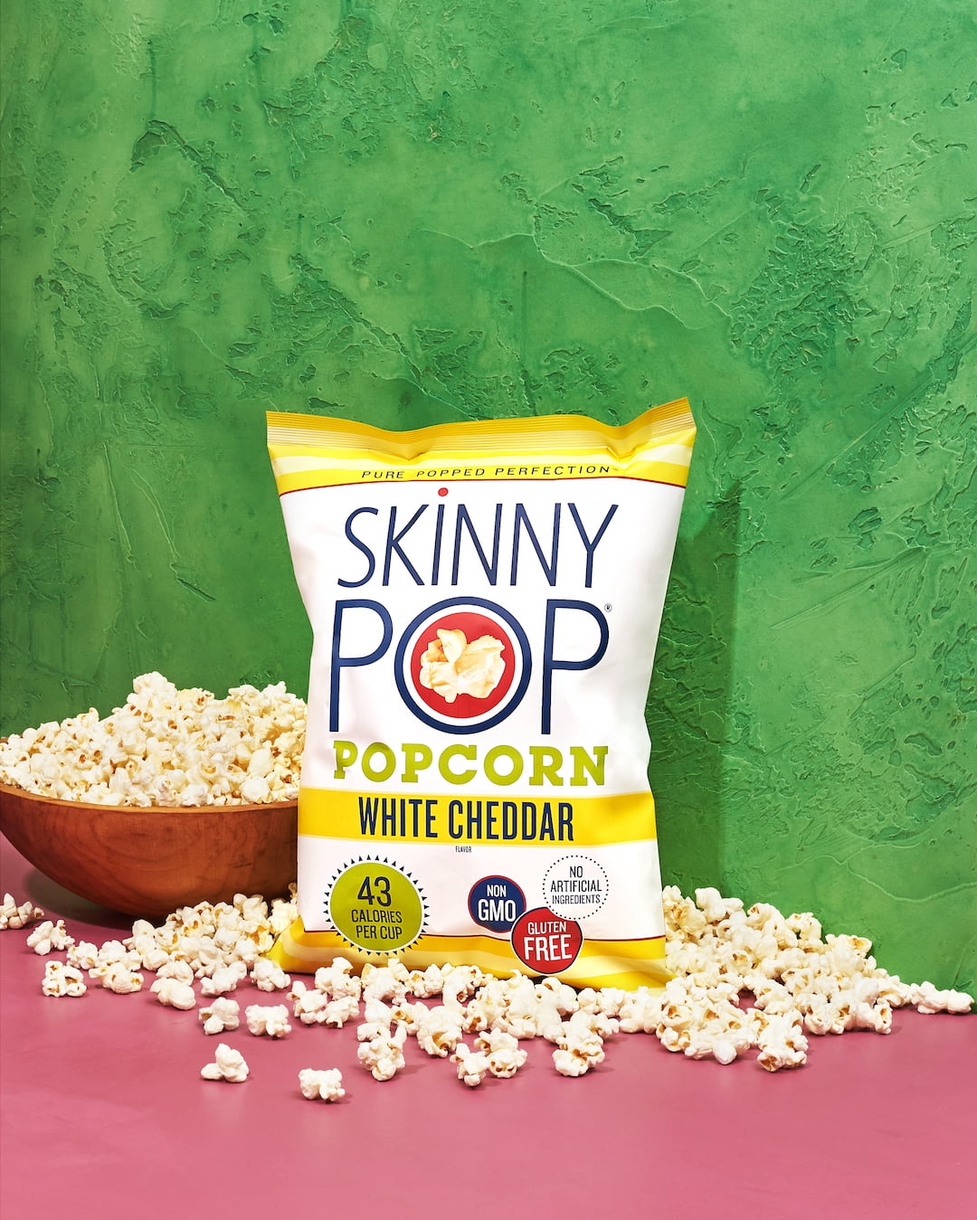 SkinnyPop Gluten Free White Cheddar Popcorn 1 oz