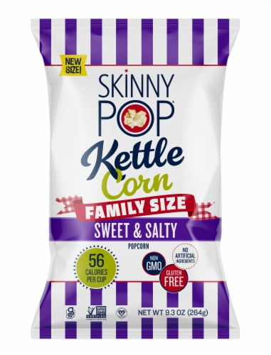 SkinnyPop Kettle Corn Sweet Salty Popcorn 9.3 oz