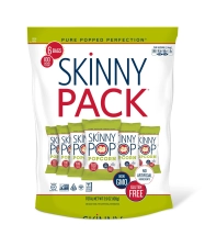 SkinnyPop Popcorn Gluten Free Dairy Free Non-GMO Healthy Snacks Skinny Pop Original Popcorn Snack Packs