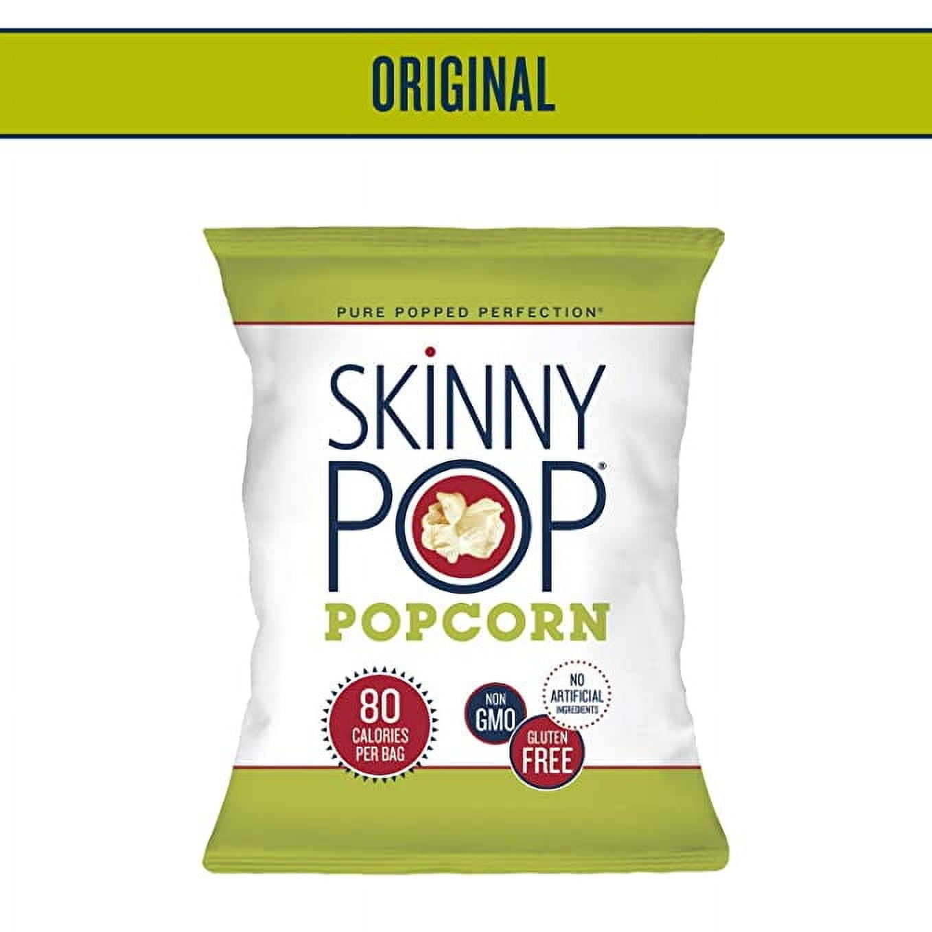 SkinnyPop Variety Pack 0.5 Oz 14 Count for Snacking