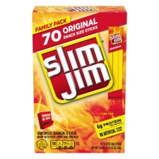 SLIM JIM ORIGINAL SNACK STICKS 19.6OZ 70 COUNT MULTIPACK BOX FOR AMERIKASEPETIM
