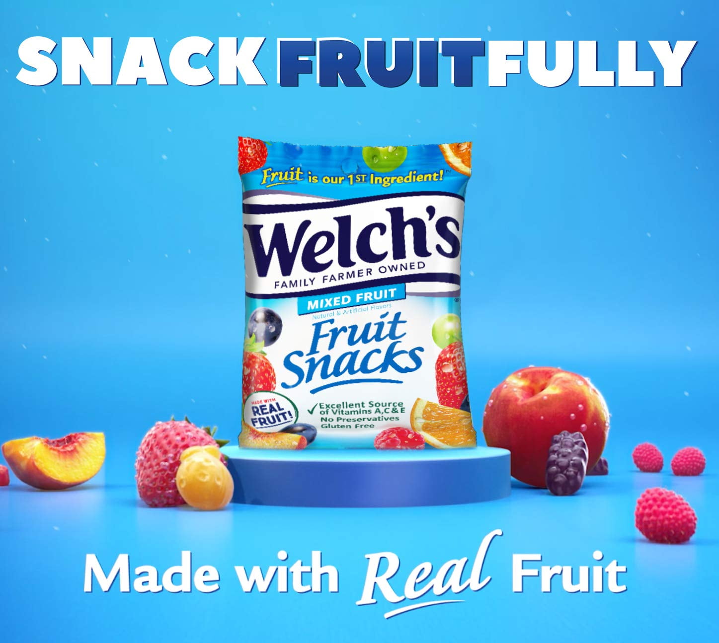 Welchs Fruit Snacks Mixed Fruit 32oz 40ct Pack of 14