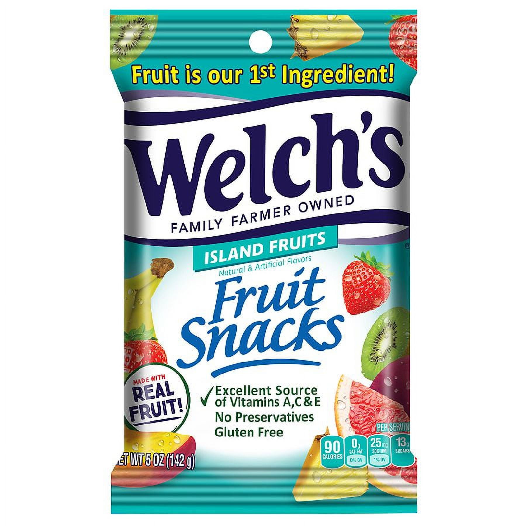 Welch's Island Fruit Fruit Snacks 5.0 oz - Pack of 2