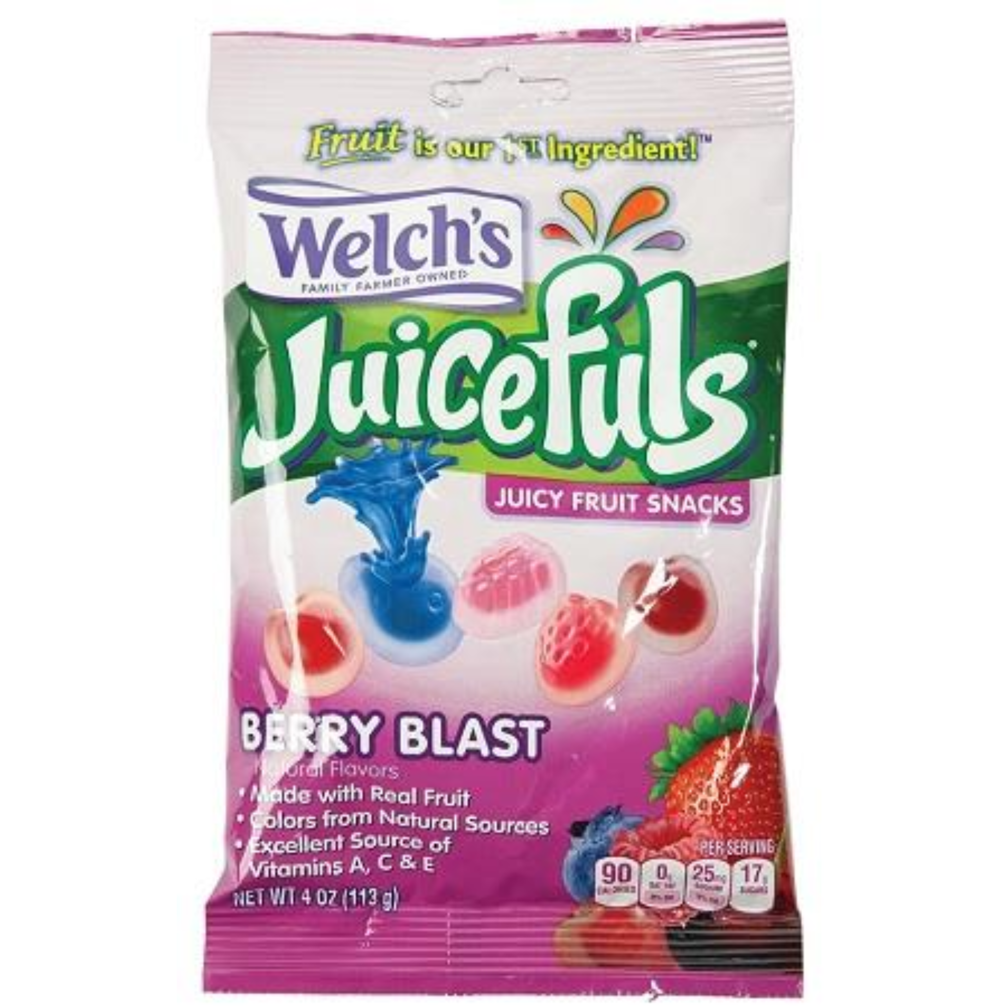 Welchs Juicefuls Berry Blast Snacks 4 Oz Pack Of 12