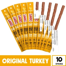 Chomps Free Range Turkey Jerky Sticks High Protein Gluten Free Sugar
