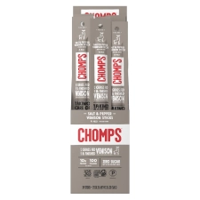 Chomps Sea Salt Pepper Venison Jerky 24 Pack 1.15oz Sticks Meat Snack