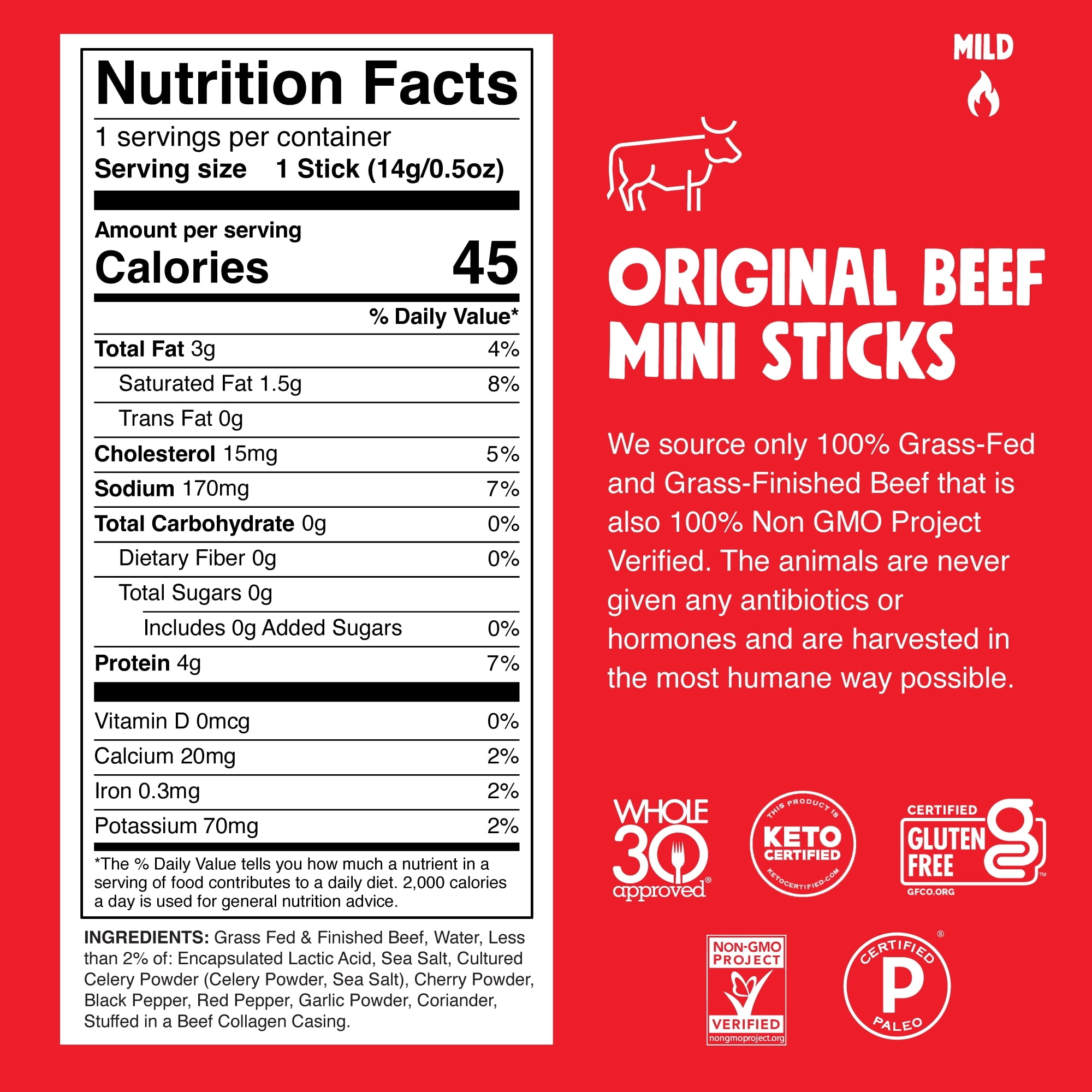 Chomps Original Beef Chomplings - Healthy Snack for Meat Lovers