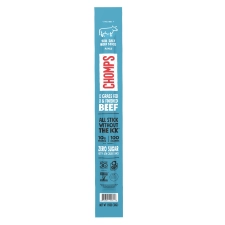 CHOMPS GRASS FED SEA SALT BEEF JERKY MEAT SNACK 1.15OZ STICK AMERIKASEPETIM