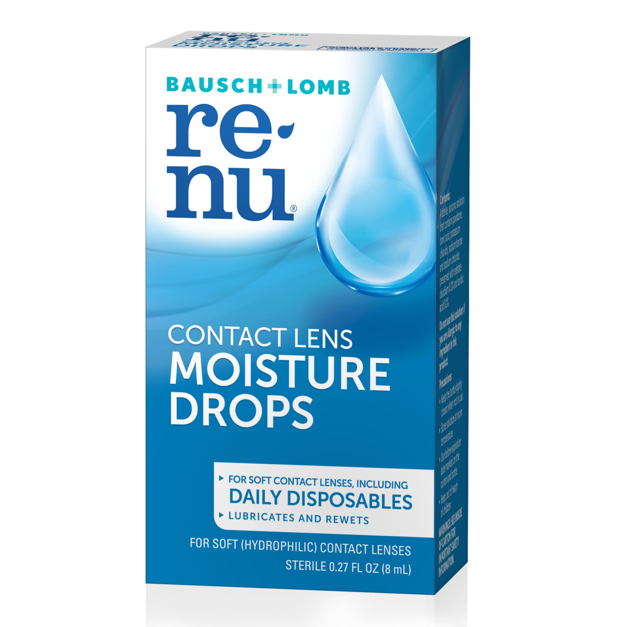 RENU MULTIPLUS LUBRICATING REWETTING DROPS BAUSCH LOMB 8 ML 0.27 FL. OZ. FOR AMERIKASEPETIM