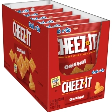 CHEEZ-IT ORIGINAL CHEESE CRACKERS BAKED SNACK 6 COUNT PACK
