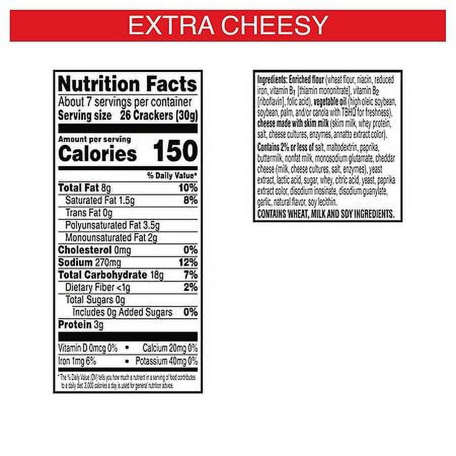 Cheez-It Extra Cheesy Cheese Crackers 7.0 oz 2-Pack