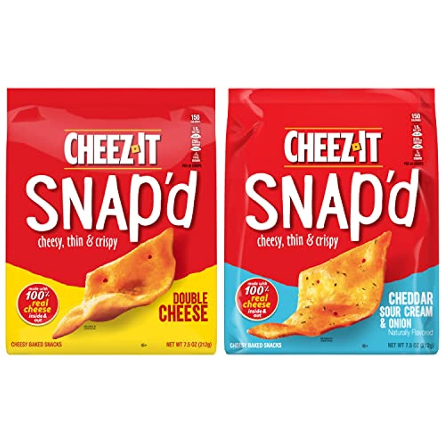 CHEEZ-IT SNAPD CHEESE CRACKER CHIPS THIN CRISPS BULK LUNCH SNACKS VARIETY PACK 22.5OZ CASE 3 BAGS FOR SALE
