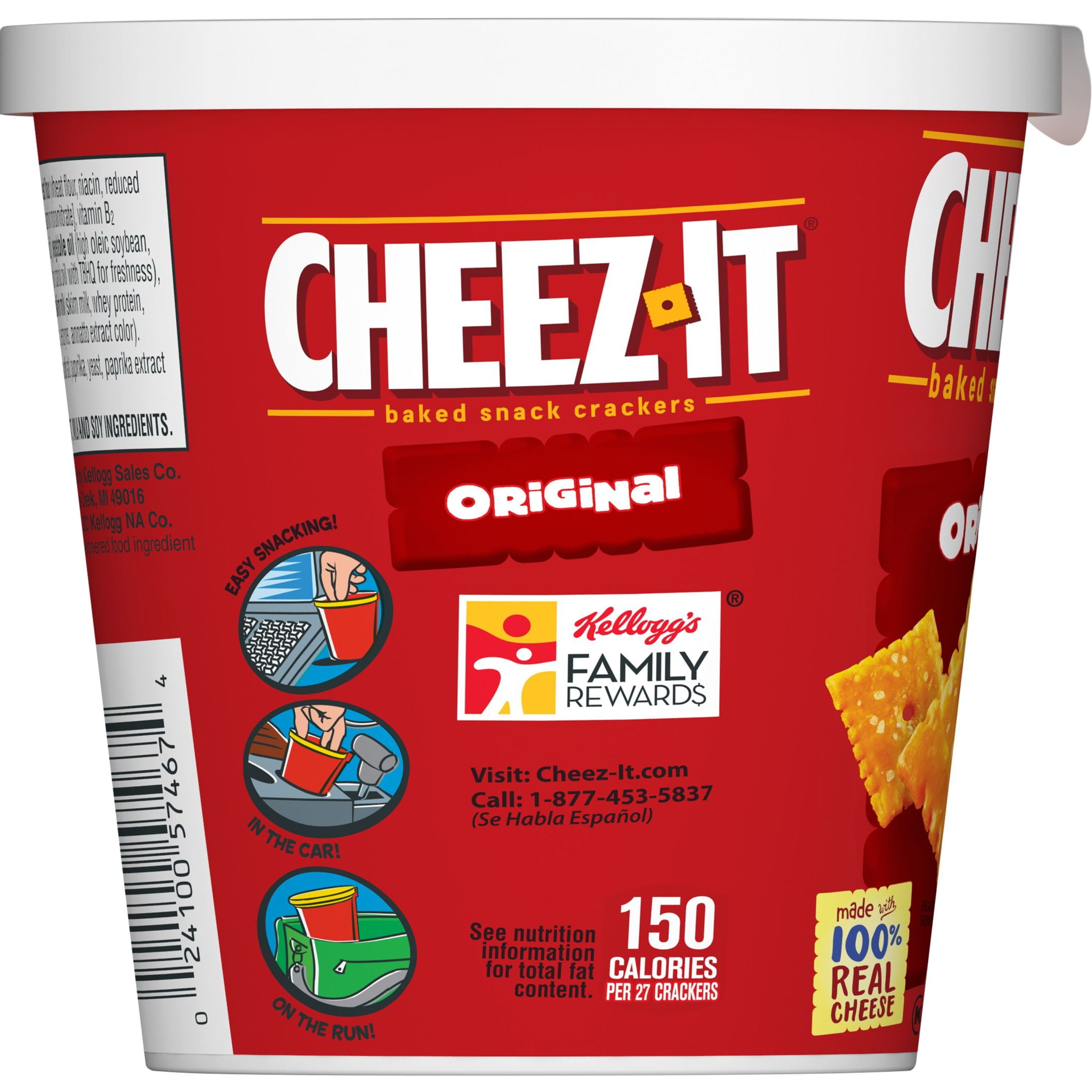 Cheez-It Original Cheese Crackers Baked Snack Crackers 1 Pack_V5