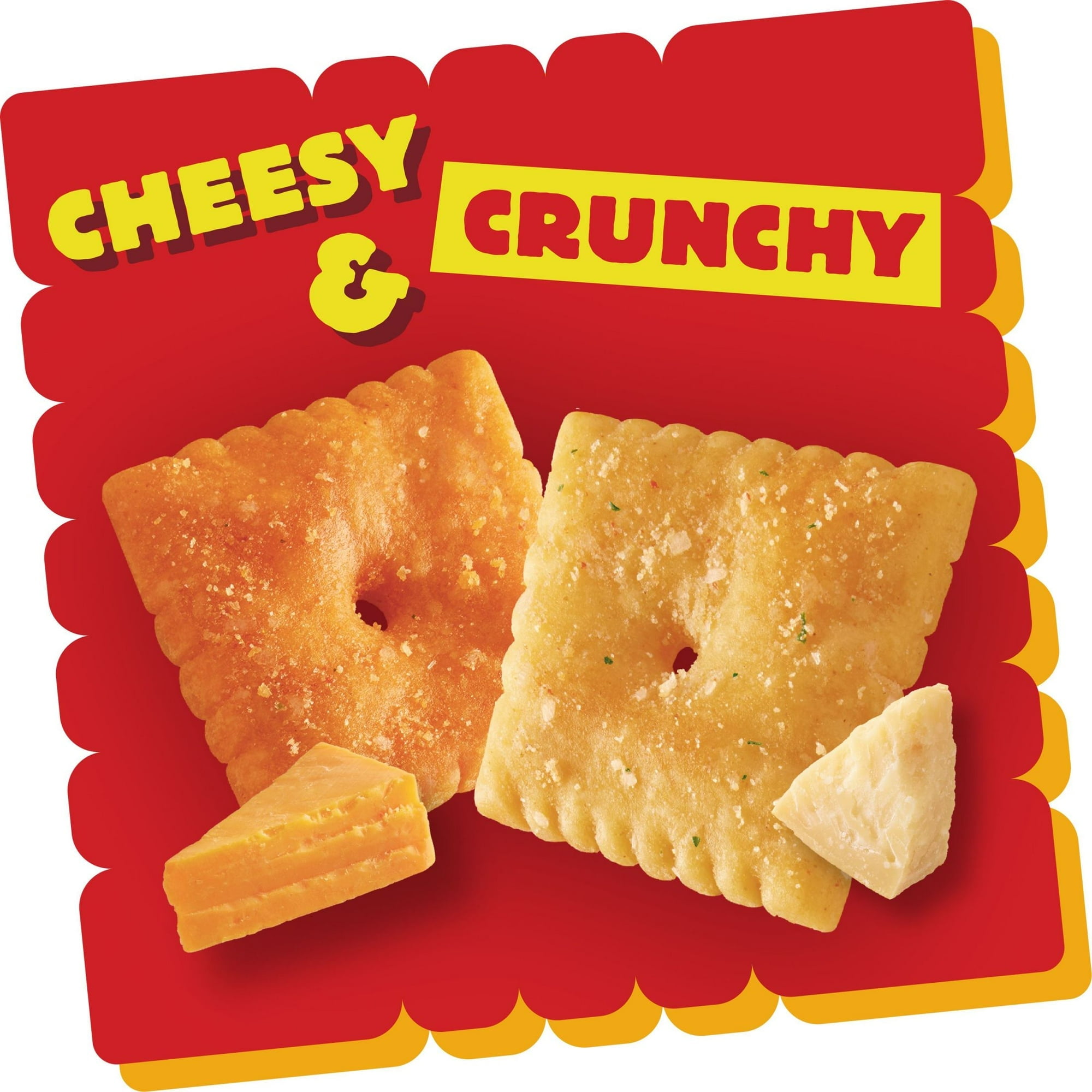 Cheez-It DUOZ Sharp Cheddar Parmesan Cheese Baked Snack Crackers 12.4 oz