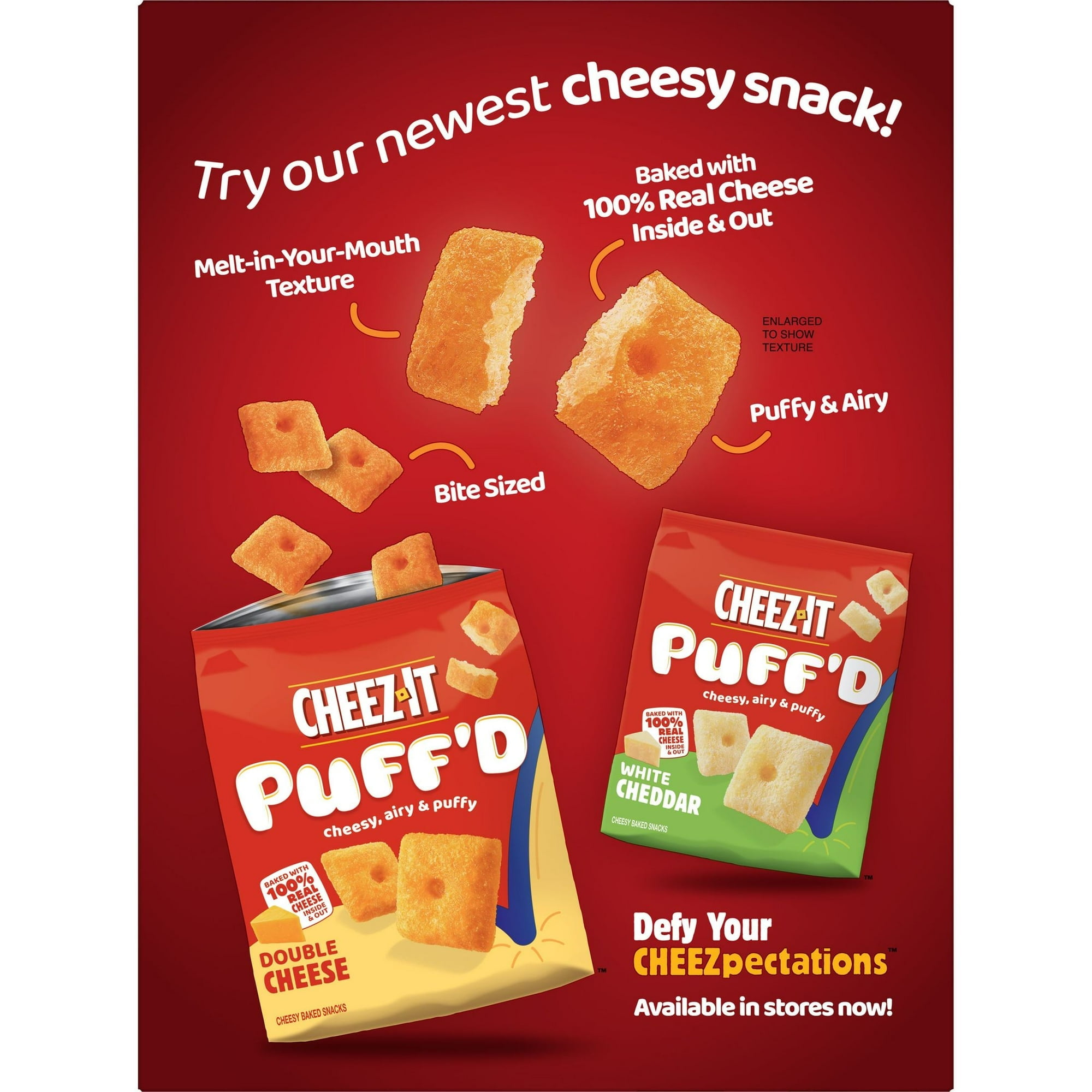 Cheez-It DUOZ Sharp Cheddar Parmesan Cheese Baked Snack Crackers 12.4 oz