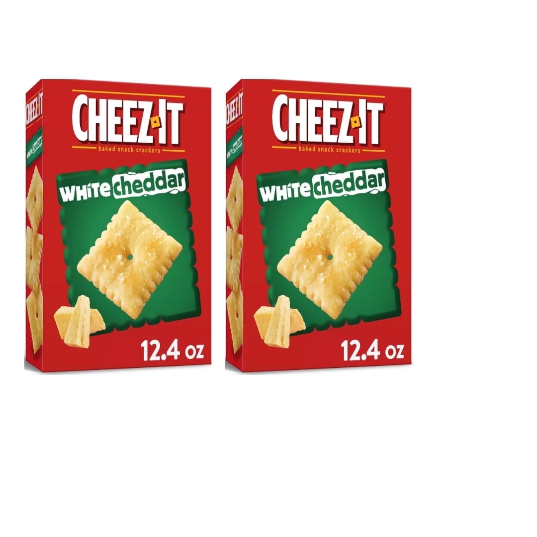 Cheez-It White Cheddar Baked Snack Crackers 12.4oz pack