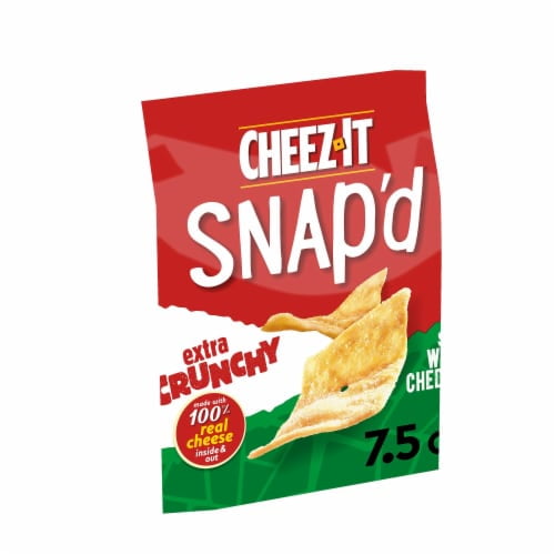 Cheez-It Snap'd 2X Sharp White Cheddar Cheese Cracker Chips