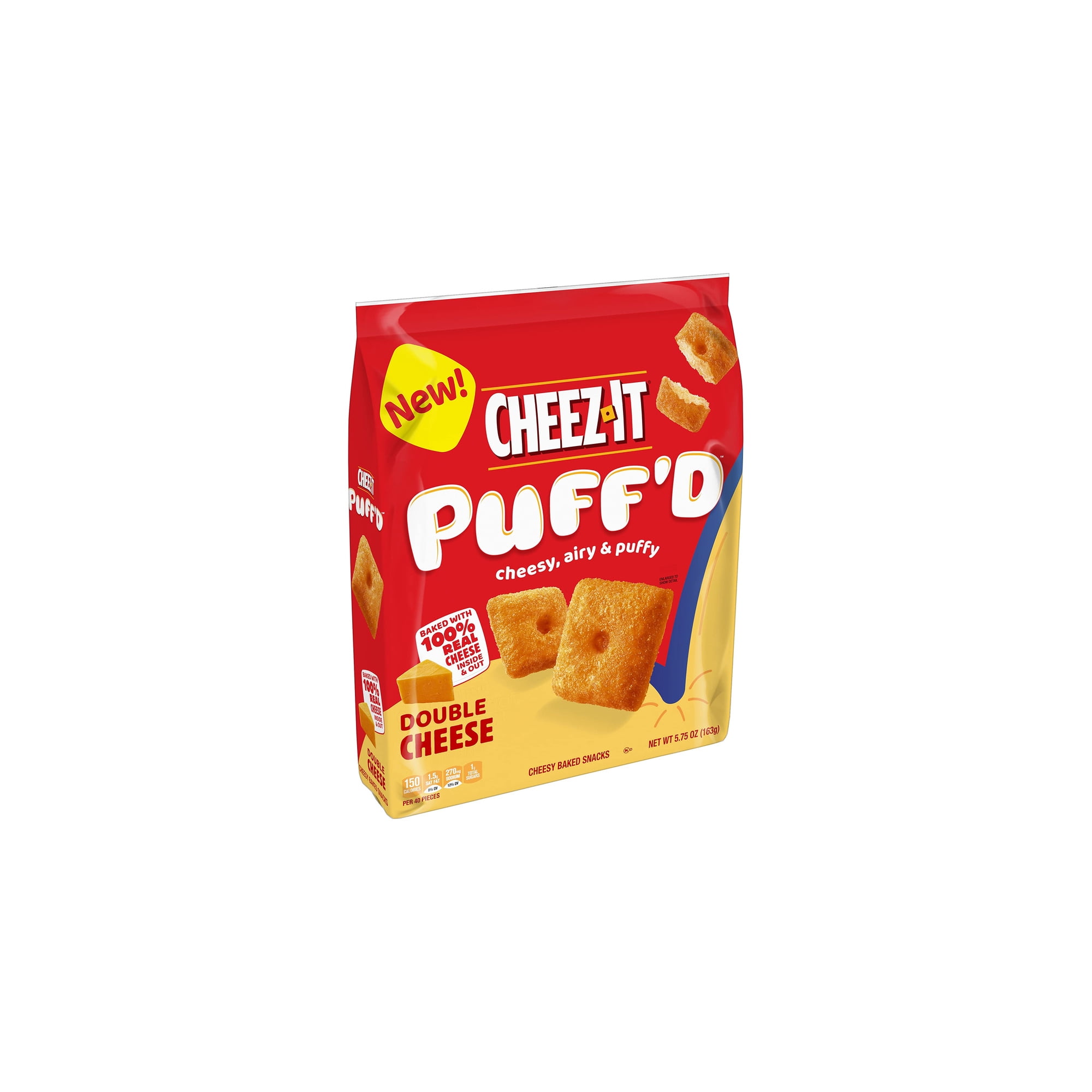 Cheez-It Puffd Cheesy Baked Snacks 3 Pack for Quick Snacking