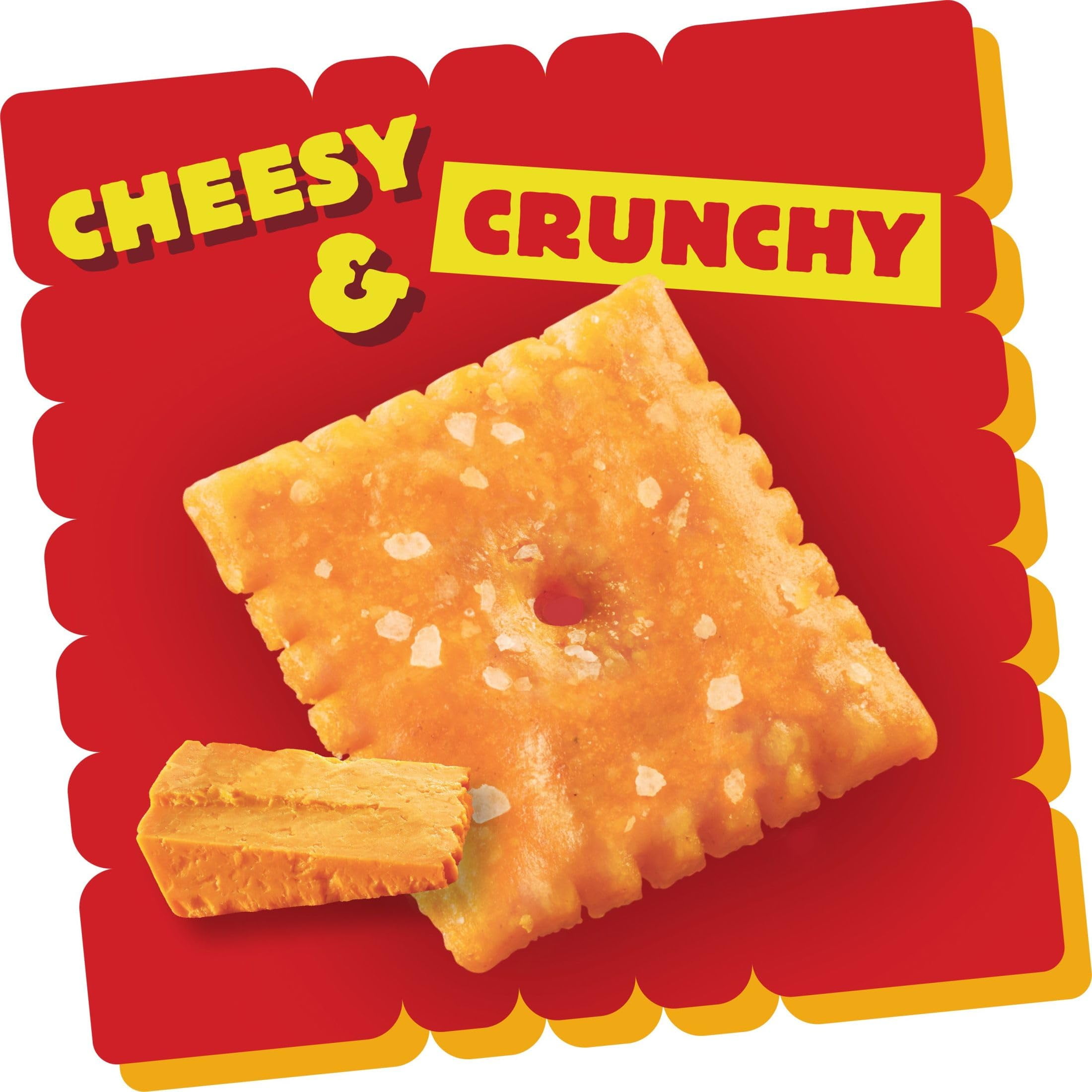 Cheez-It Cheese Crackers Baked MSF2 Snack Lunch Original 40 Packs