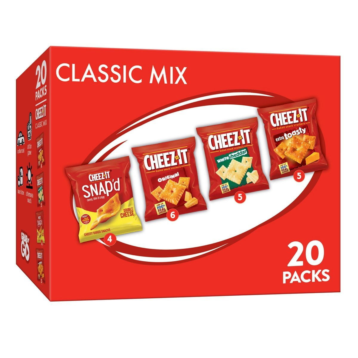 Cheez-It Cheese Lovers Multipack Crackers 19.1oz 20ct Twin Pack