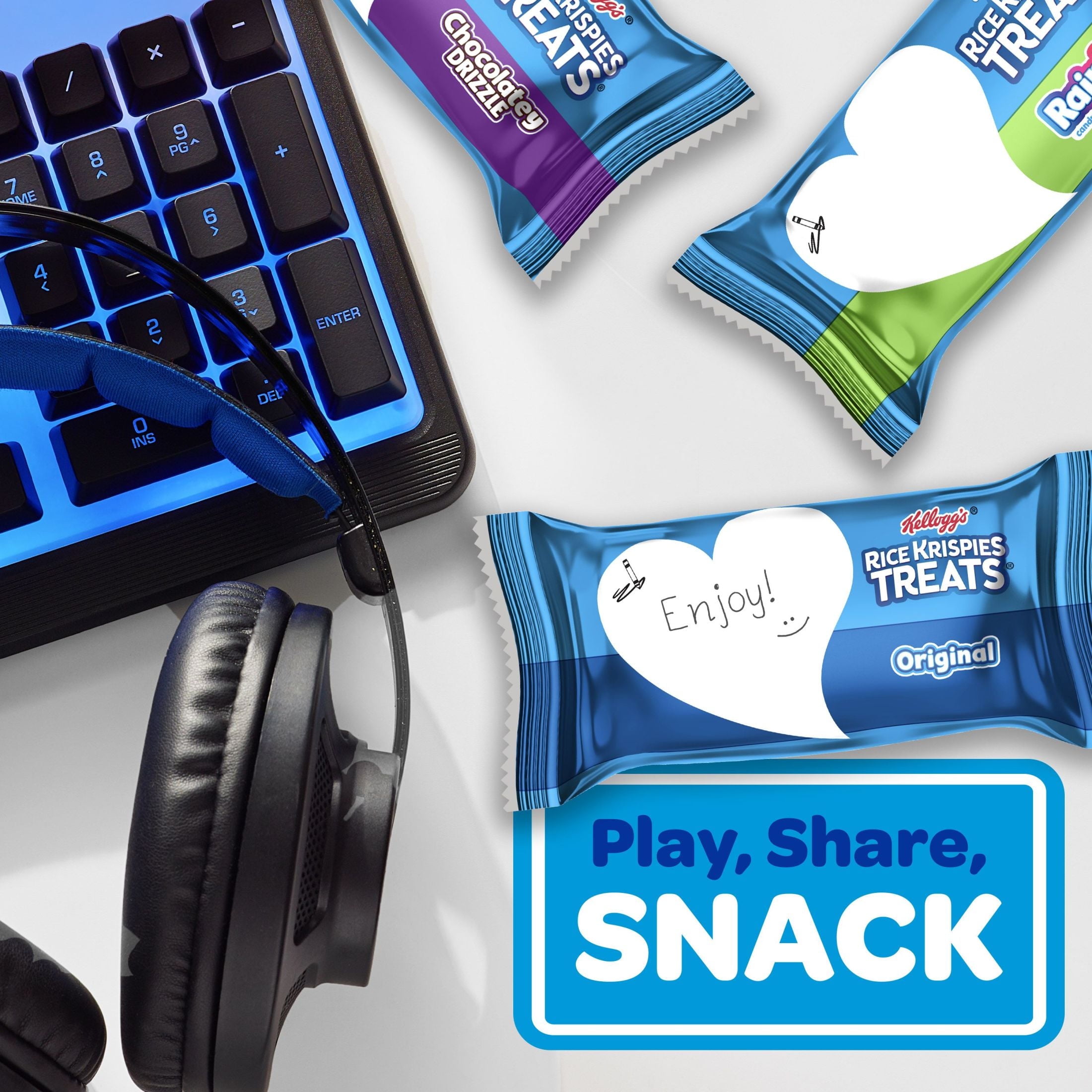 RICE KRISPIES TREATS VARIETY PACK CHEWY MARSHMALLOW SNACK BARS 6.13 LB 96 COUNT FOR AMERIKASEPETIM