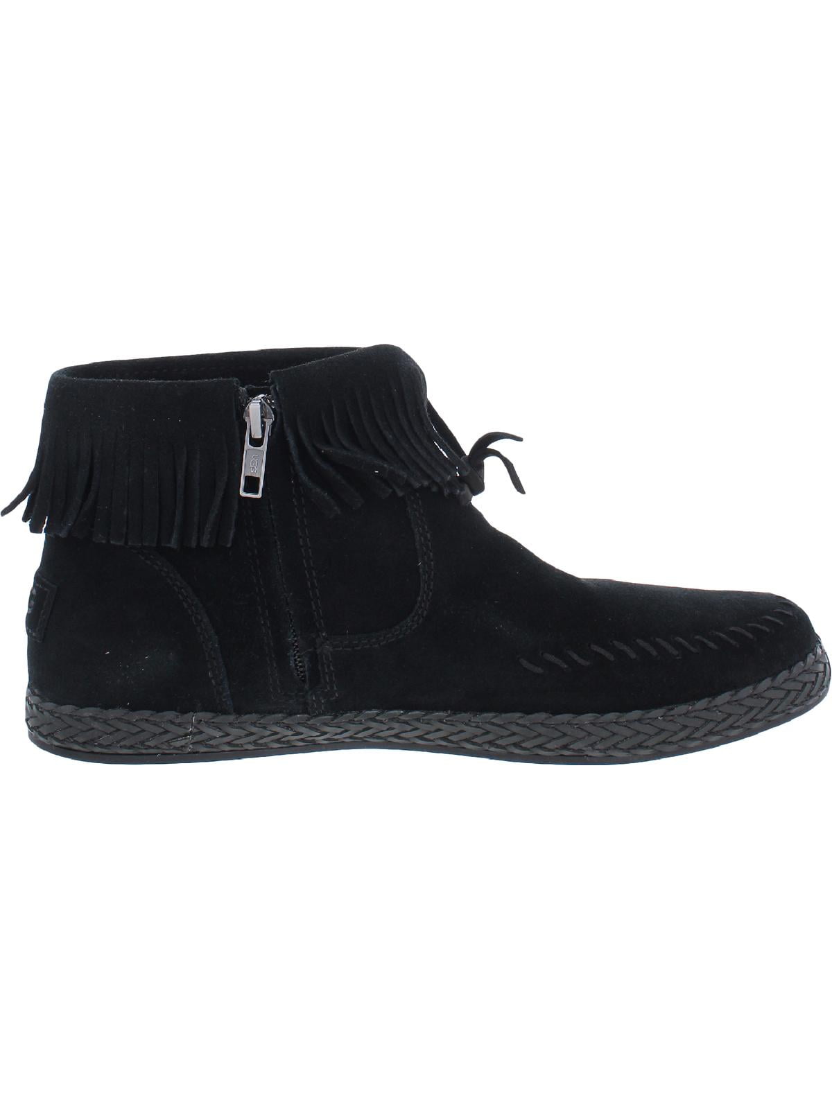 Ugg Womens Kennadi Suede Fringe Booties for Stylish Women