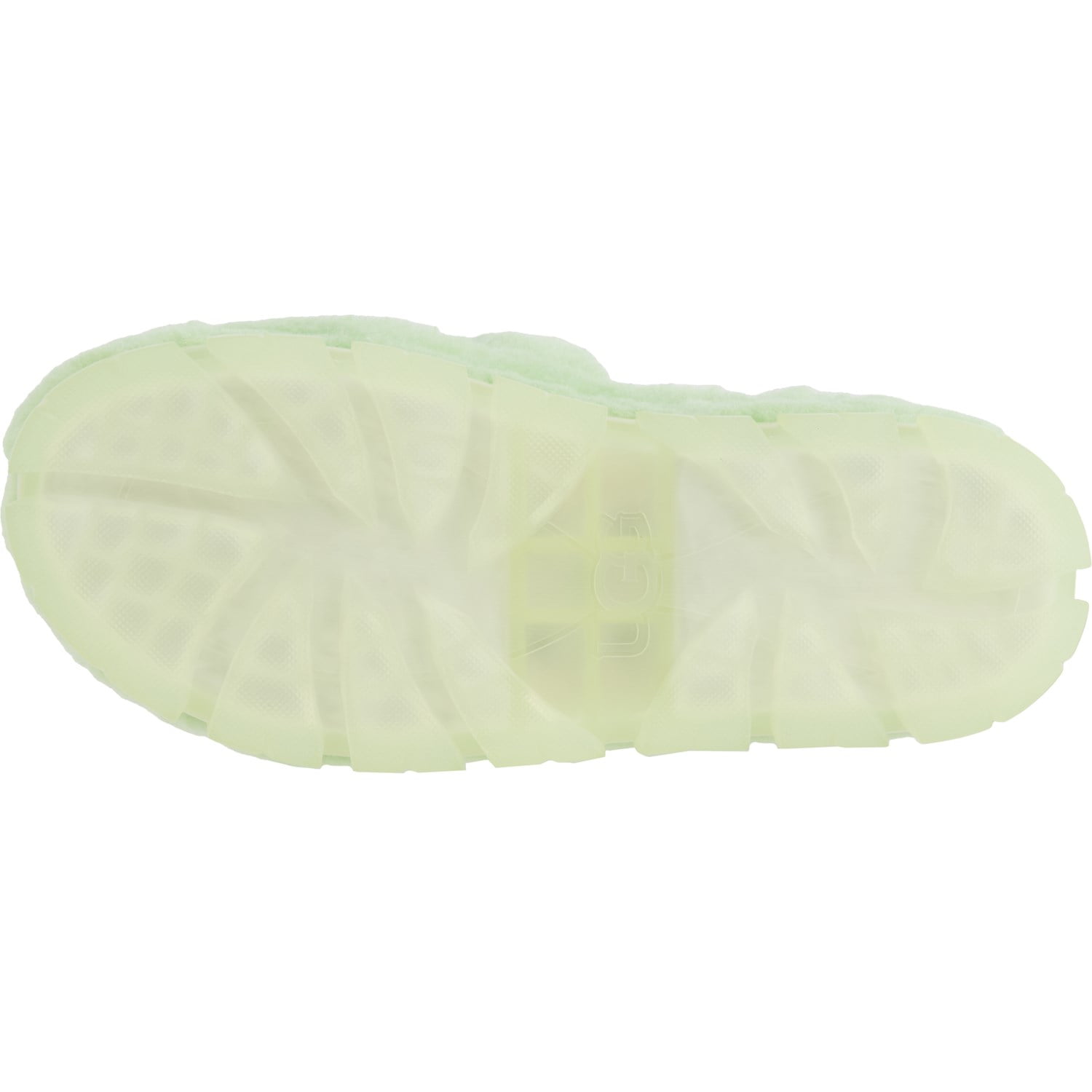 Ugg Fluffita Women's Parakeet Green Slide Slipper US 8 M Size