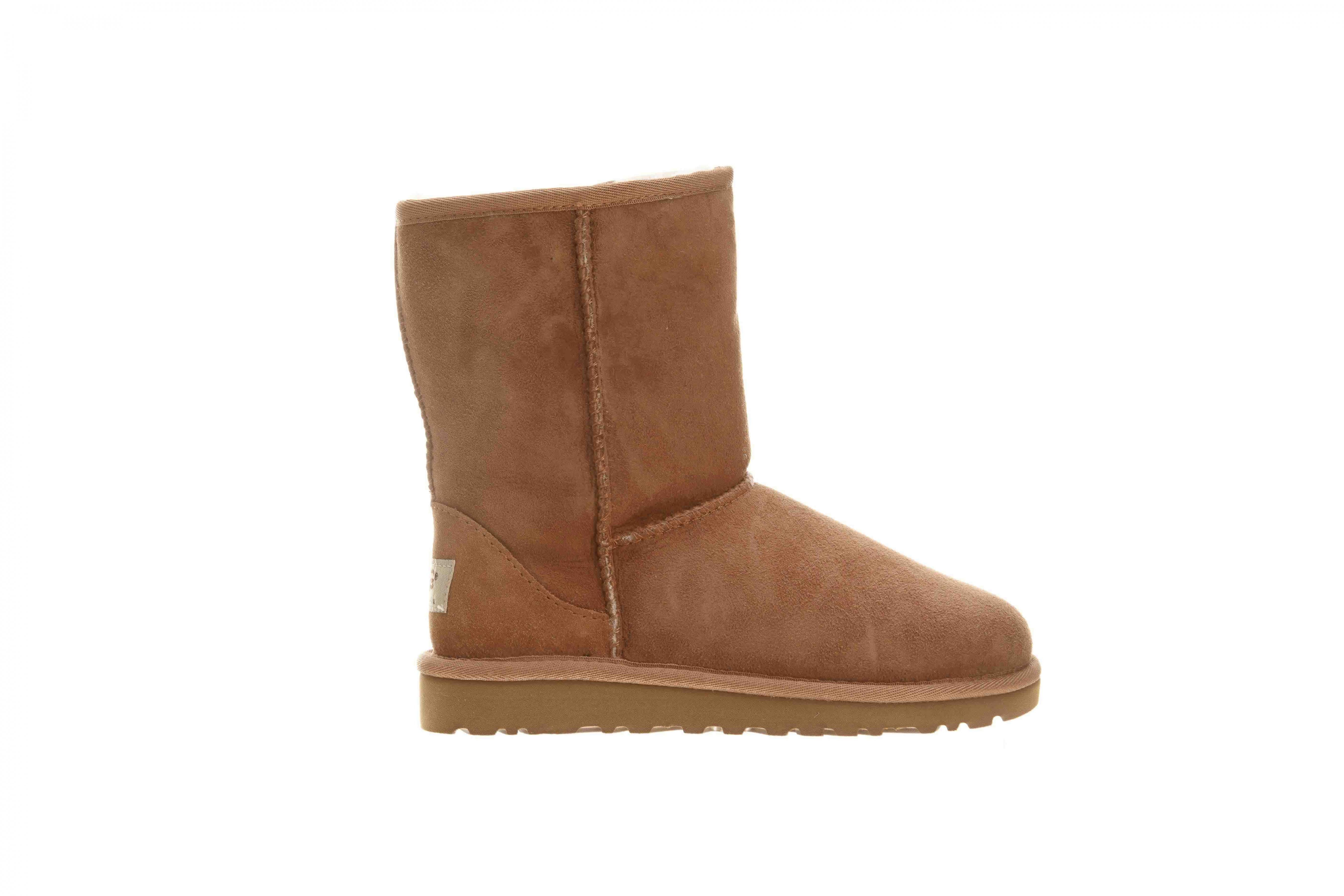 Ugg Girls Classic K Chestnut Mid Calf Wool Boot 2M