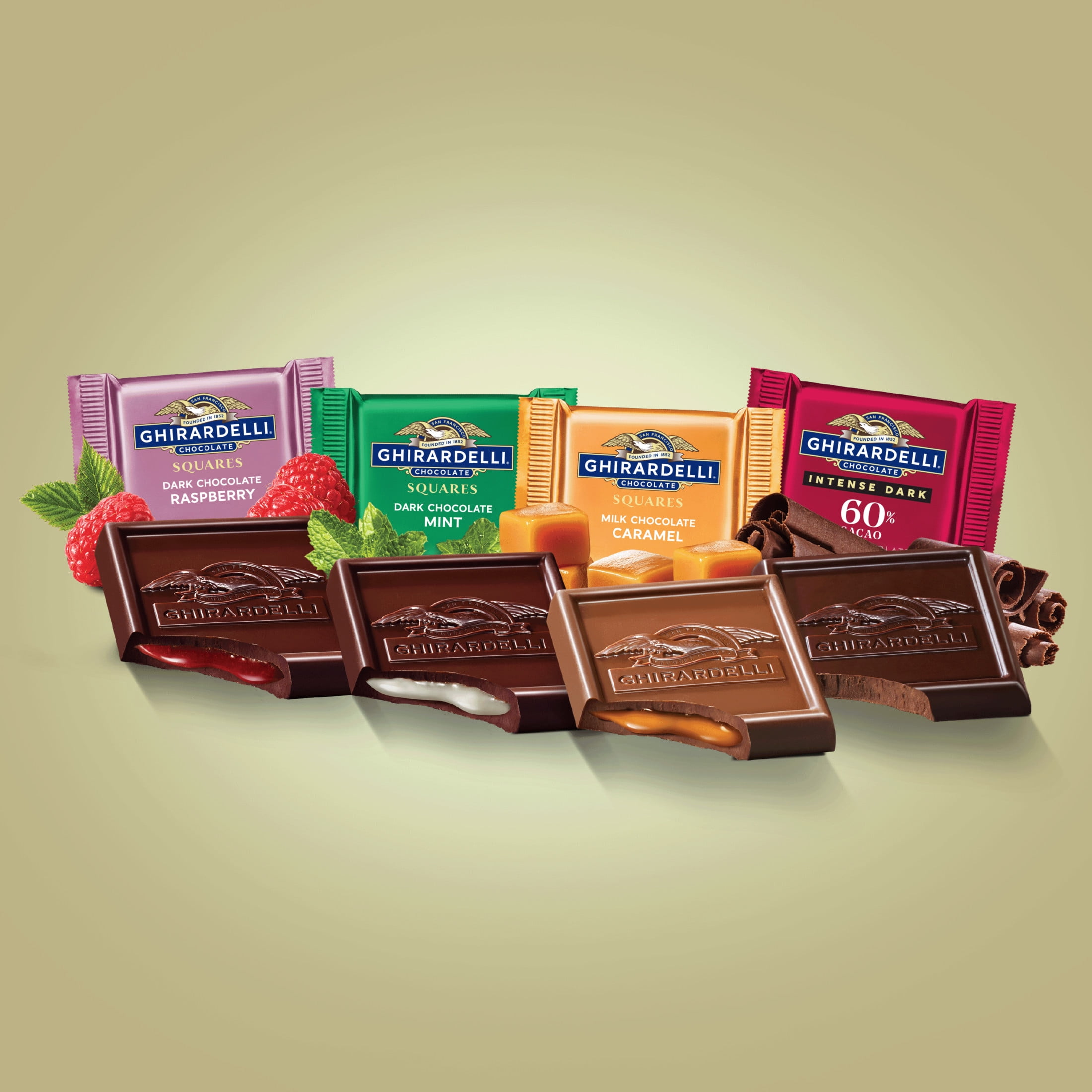 Ghirardelli Premium Chocolate Squares Assortment 15.77 oz Bag