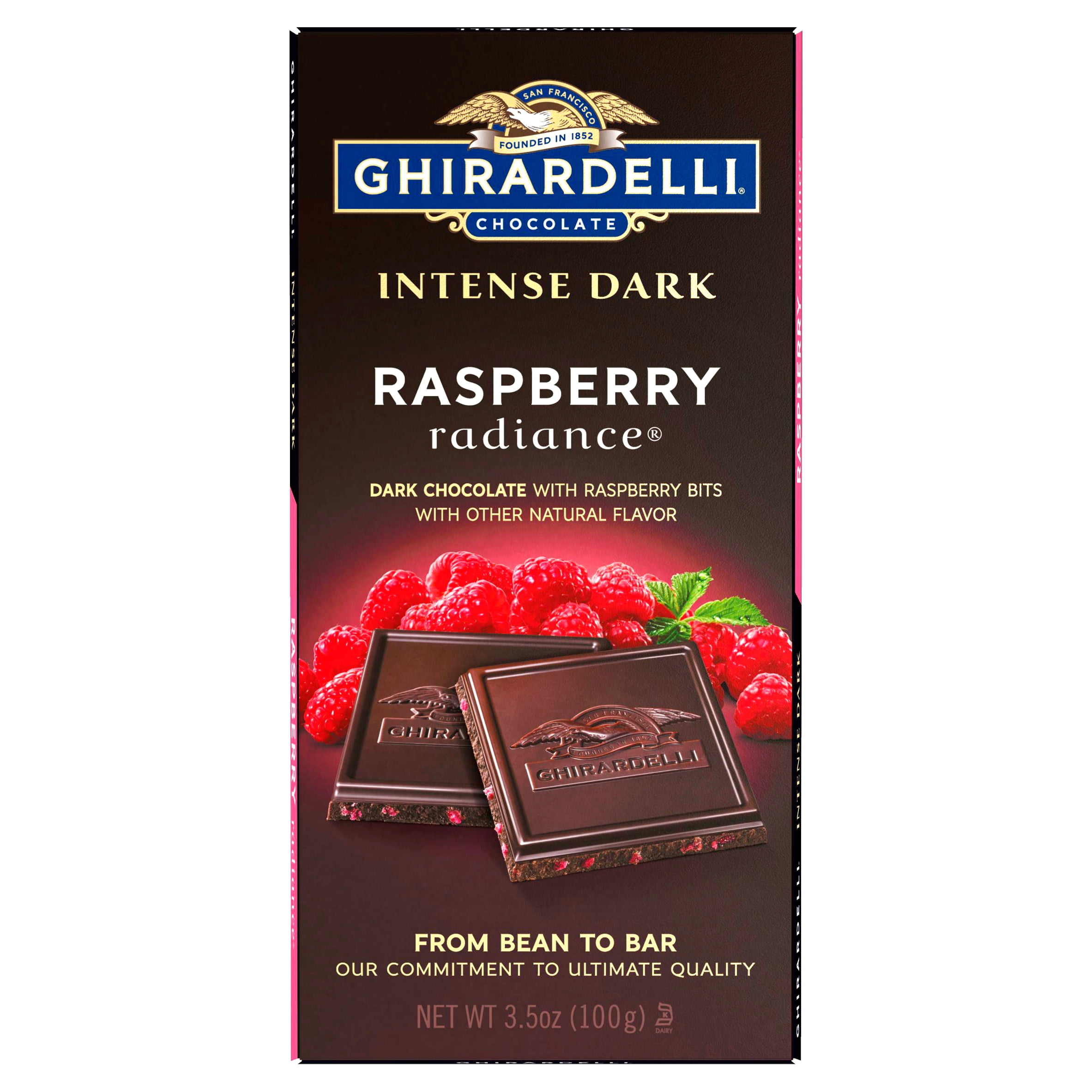 Ghirardelli Dark Chocolate Raspberry Bar 3.5oz