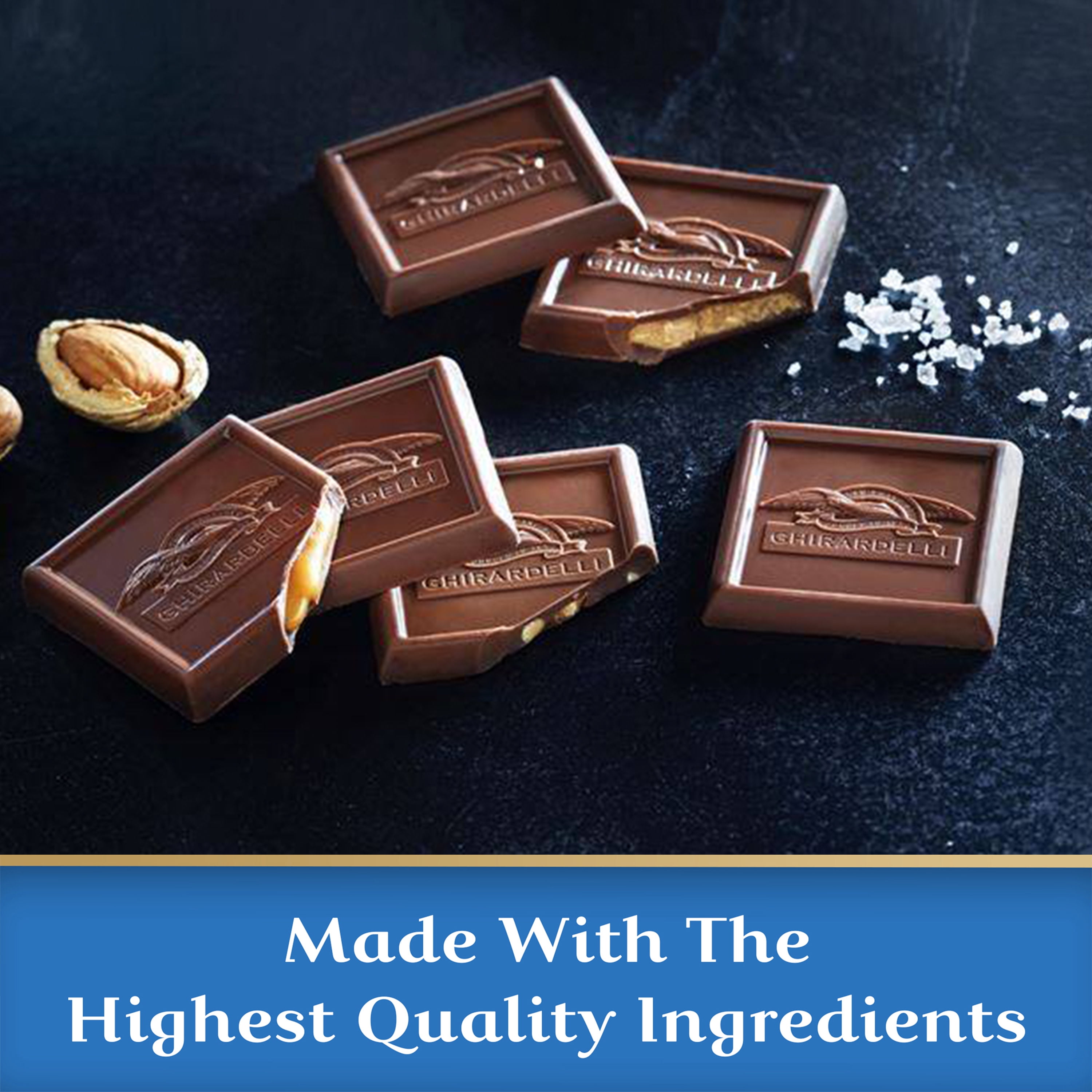 Ghirardelli Milk Chocolate Squares Assorted Chocolate Assortment 8.2 oz Bag