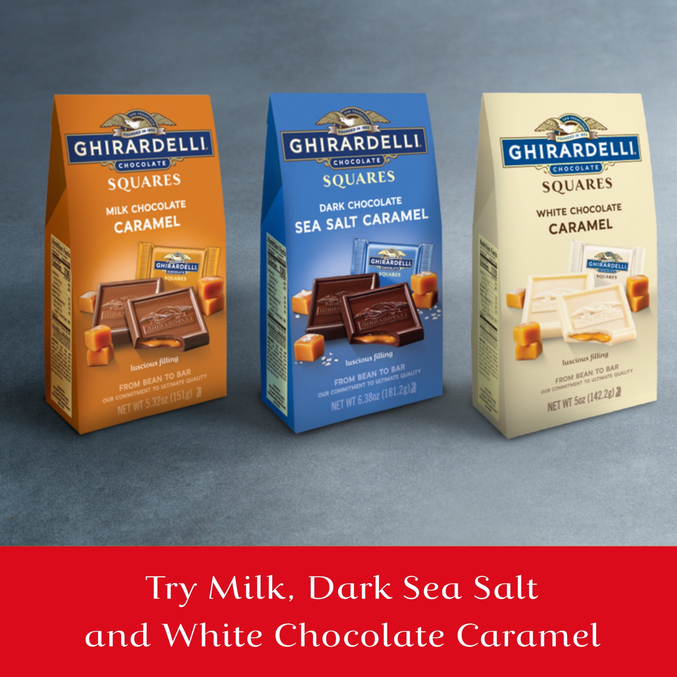 Ghirardelli  Chocolate Caramel Assortment 16.1 oz Bag