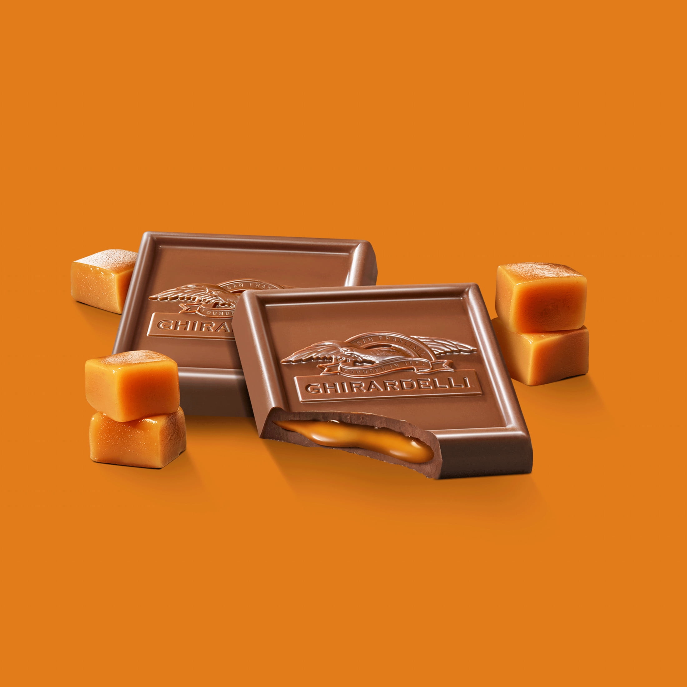 Ghirardelli Milk Chocolate Caramel 2 Squares 1.06 oz Bar