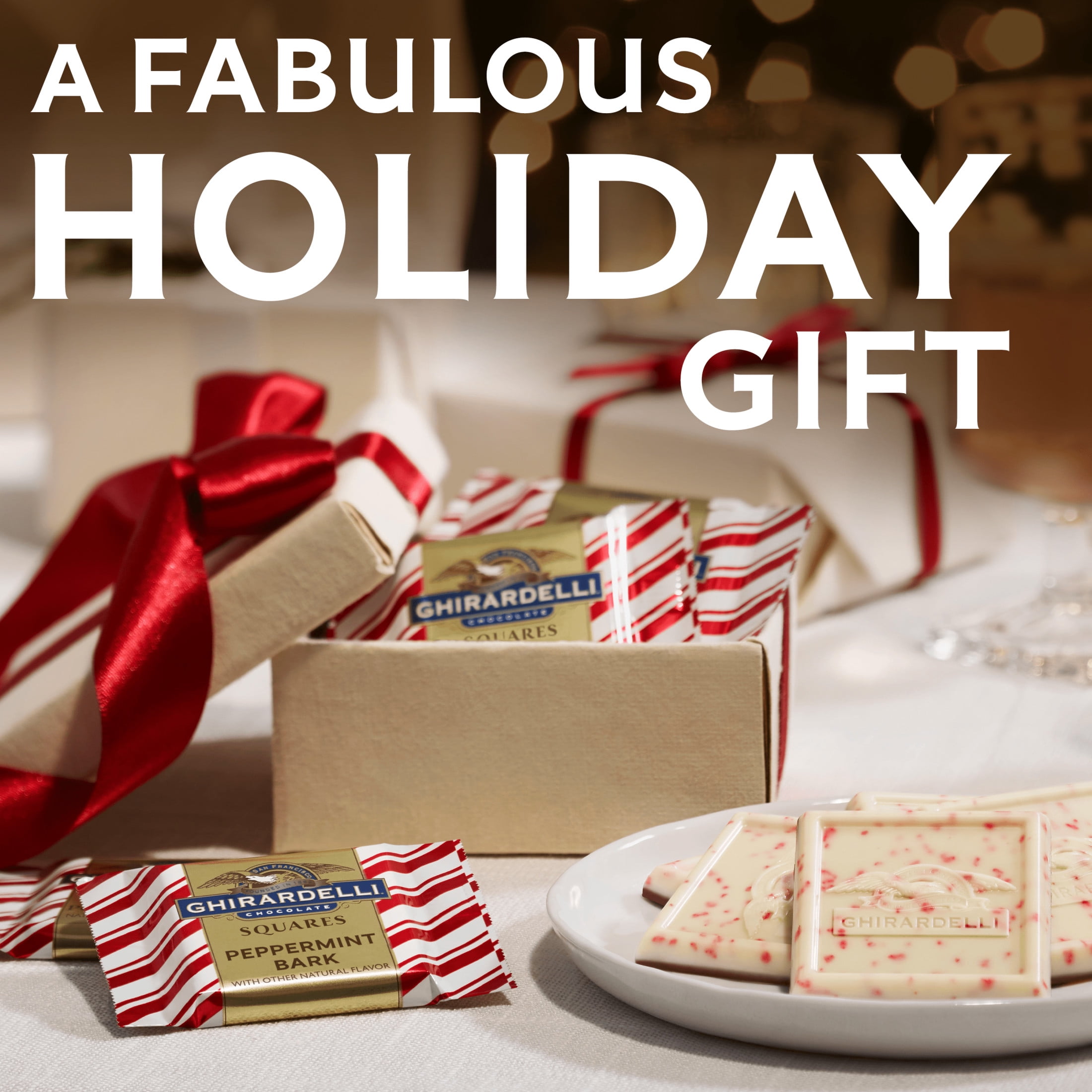 GHIRARDELLI PEPPERMINT BARK SNOWMEN 4 OZ BAG FOR AMERIKASEPETIM