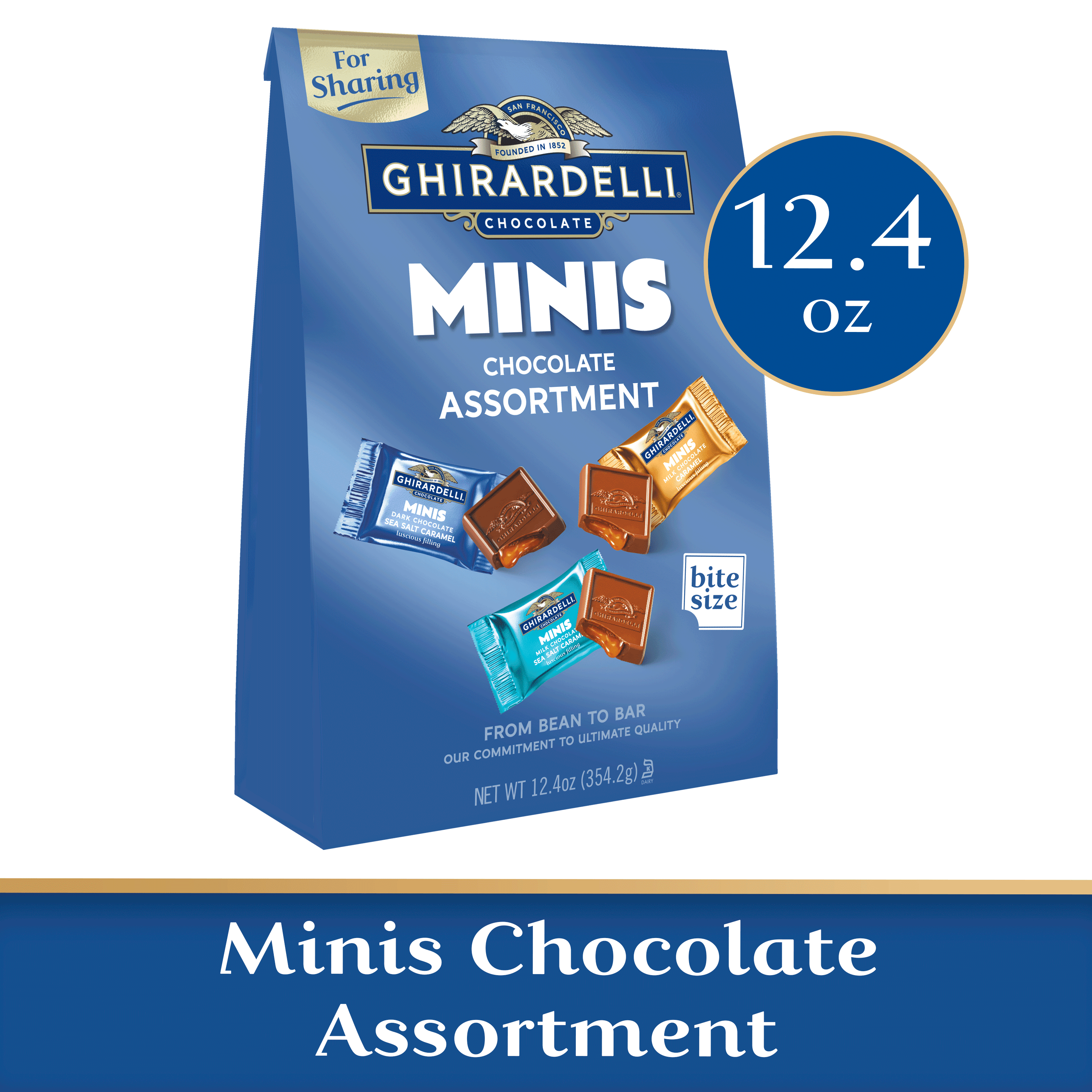 Ghirardelli  Minis Chocolate Variety 12.4 Oz Bag