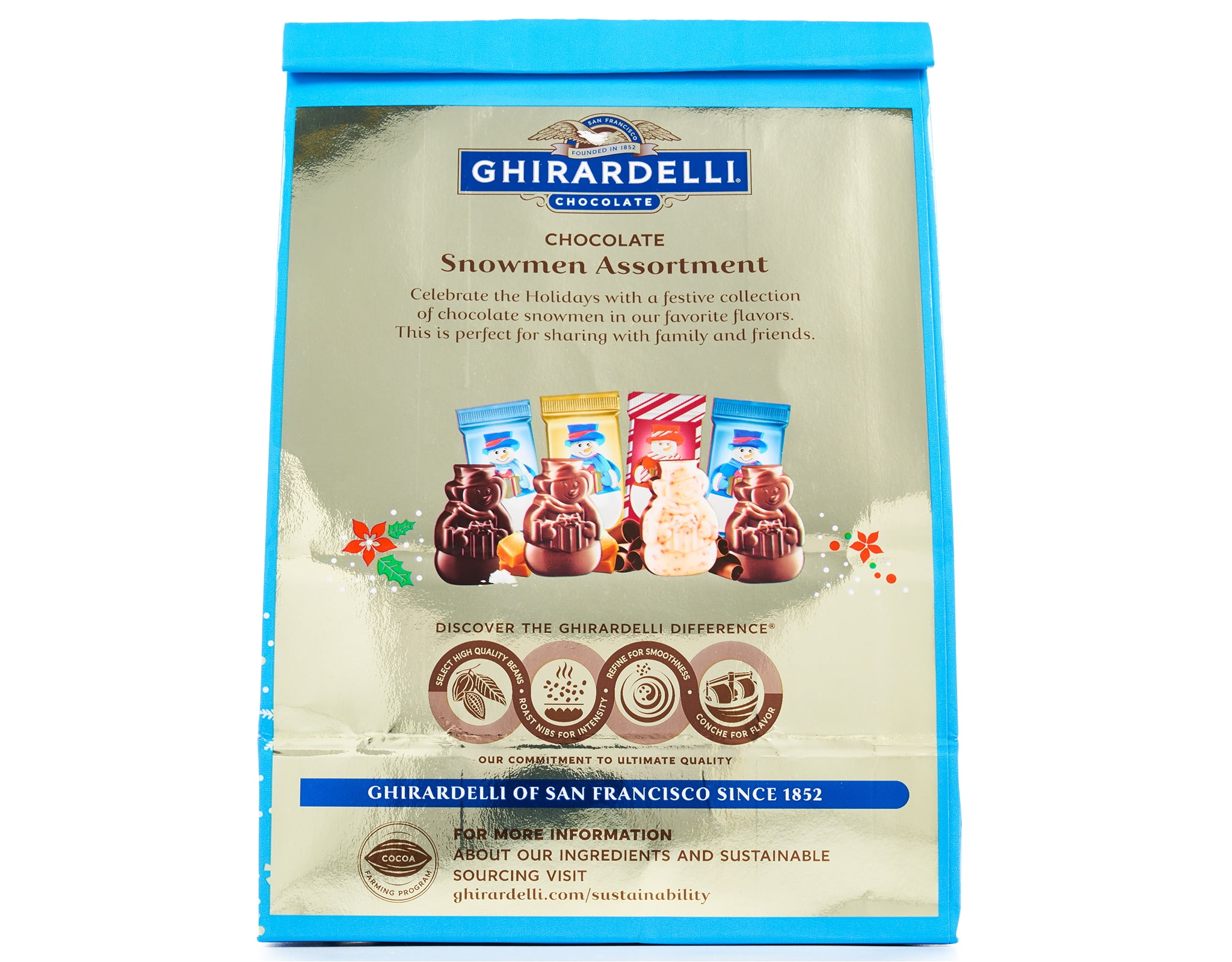 Ghirardelli Chocolate Snowmen Assortment 15.3 oz. for Holiday Delights