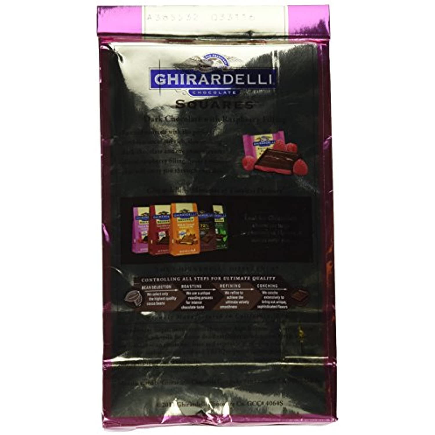 Ghirardelli Dark Chocolate Raspberry Squares 5.32 oz