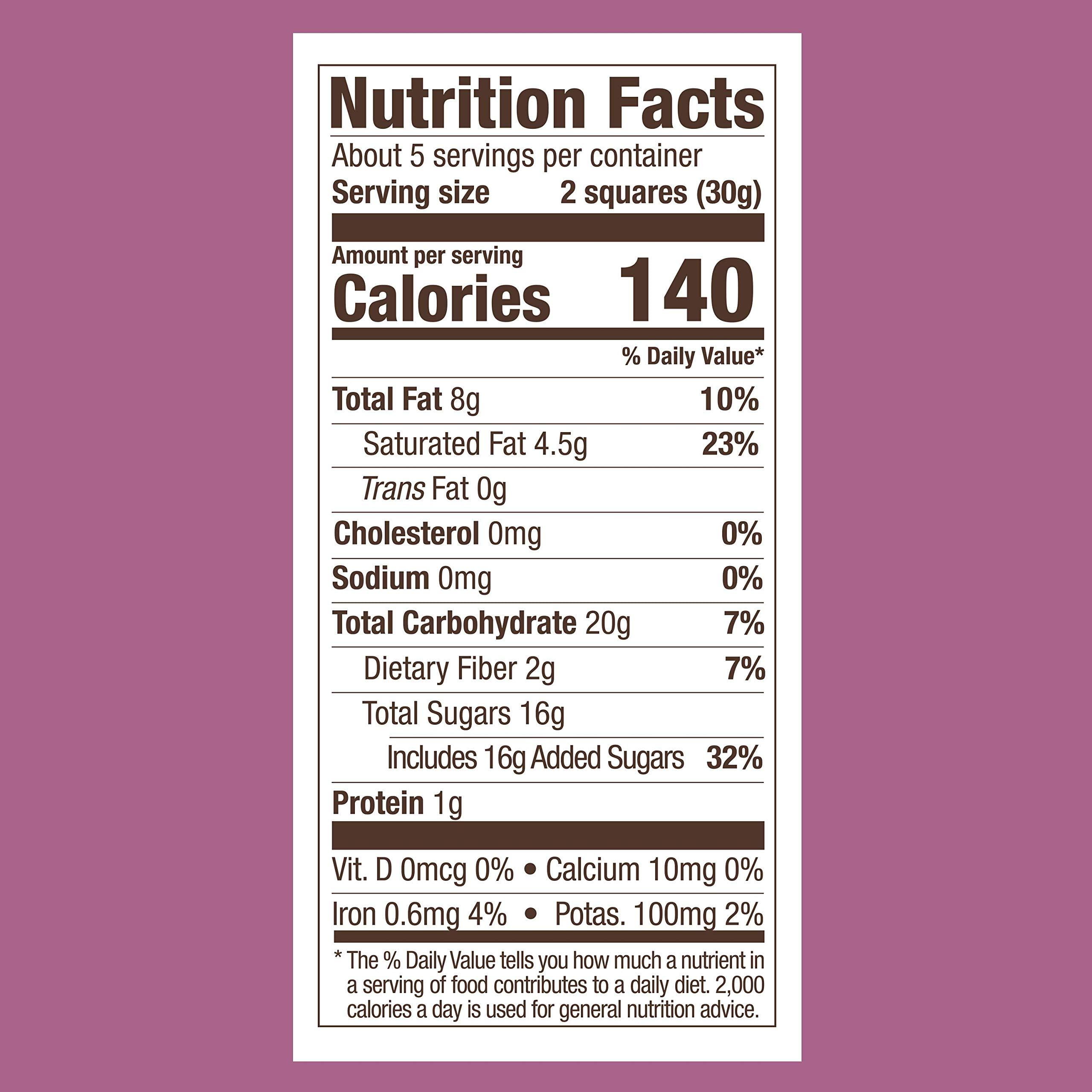 Ghirardelli Dark Raspberry Squares Stand Up Bag 5.32 Ounce Pack