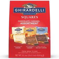 Ghirardelli Squares Chocolate Caramel Trio Assortment 16.1oz