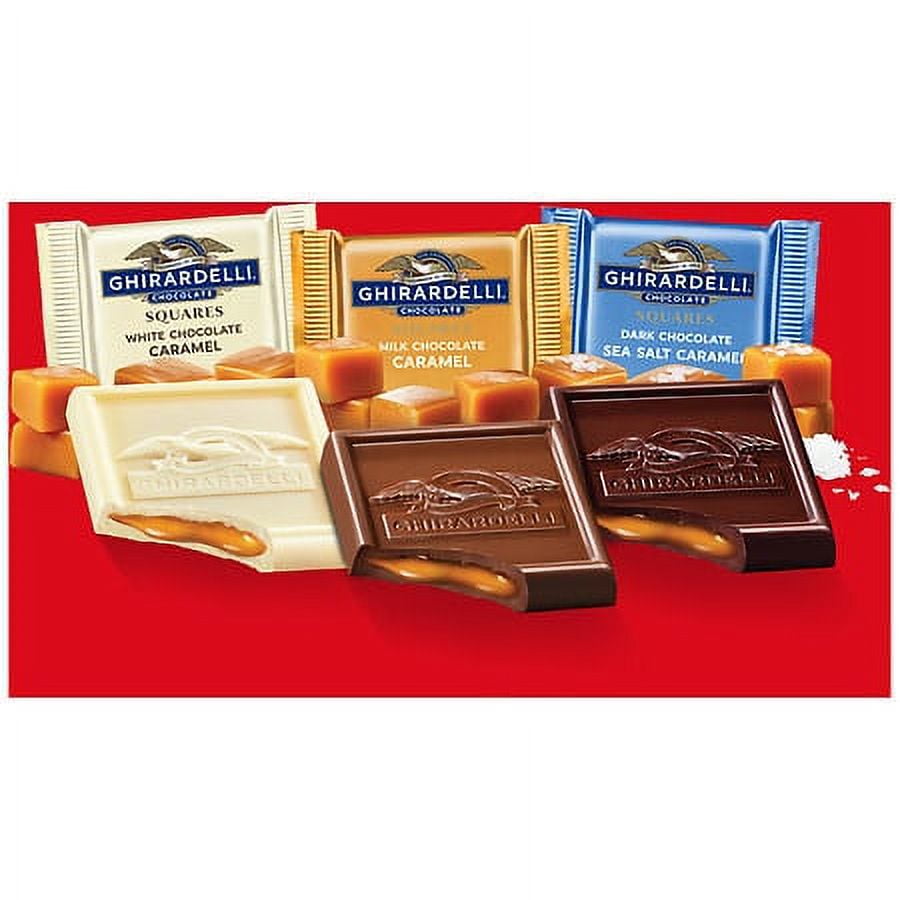 Ghirardelli Squares Chocolate Caramel Trio Assortment 16.1oz