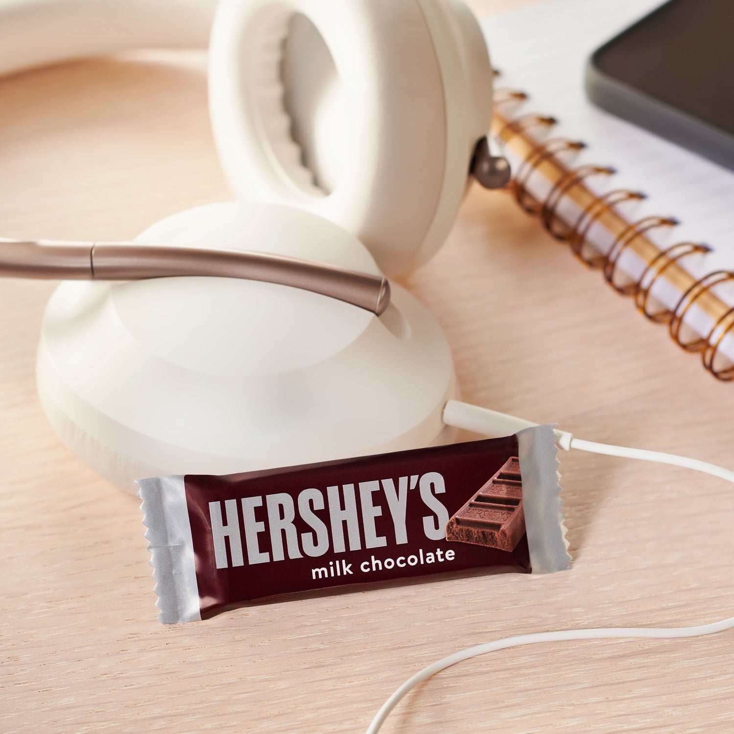 Hersheys Milk Chocolate Snack Size Bars 0.45 oz 12 Pack